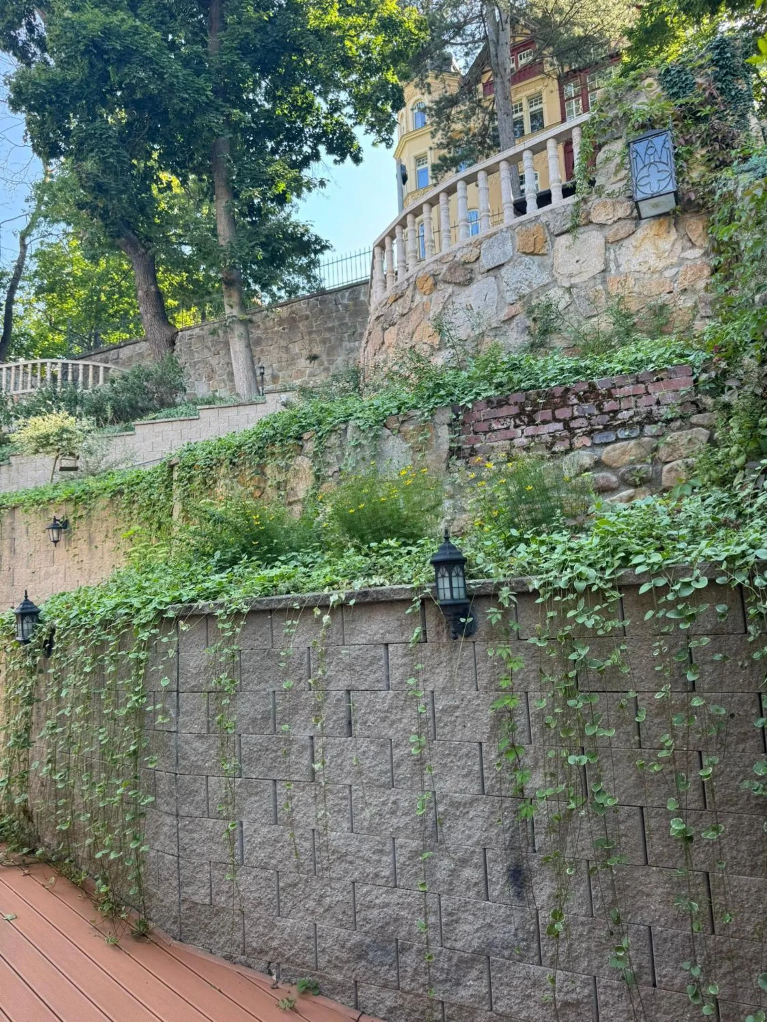 Garden in Hotel Rudolf II Karlovy Vary