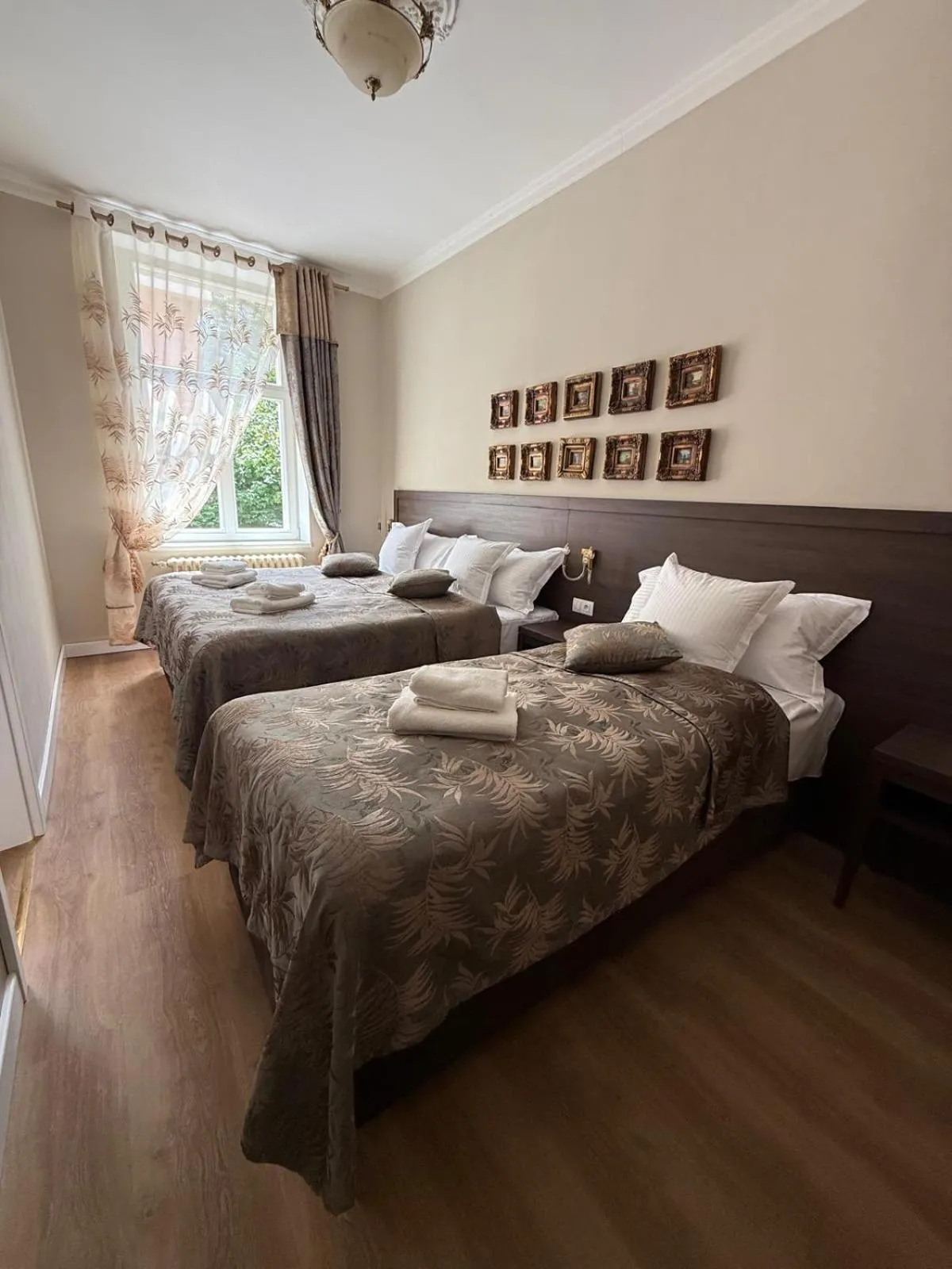 Bed in Hotel Rudolf II Karlovy Vary