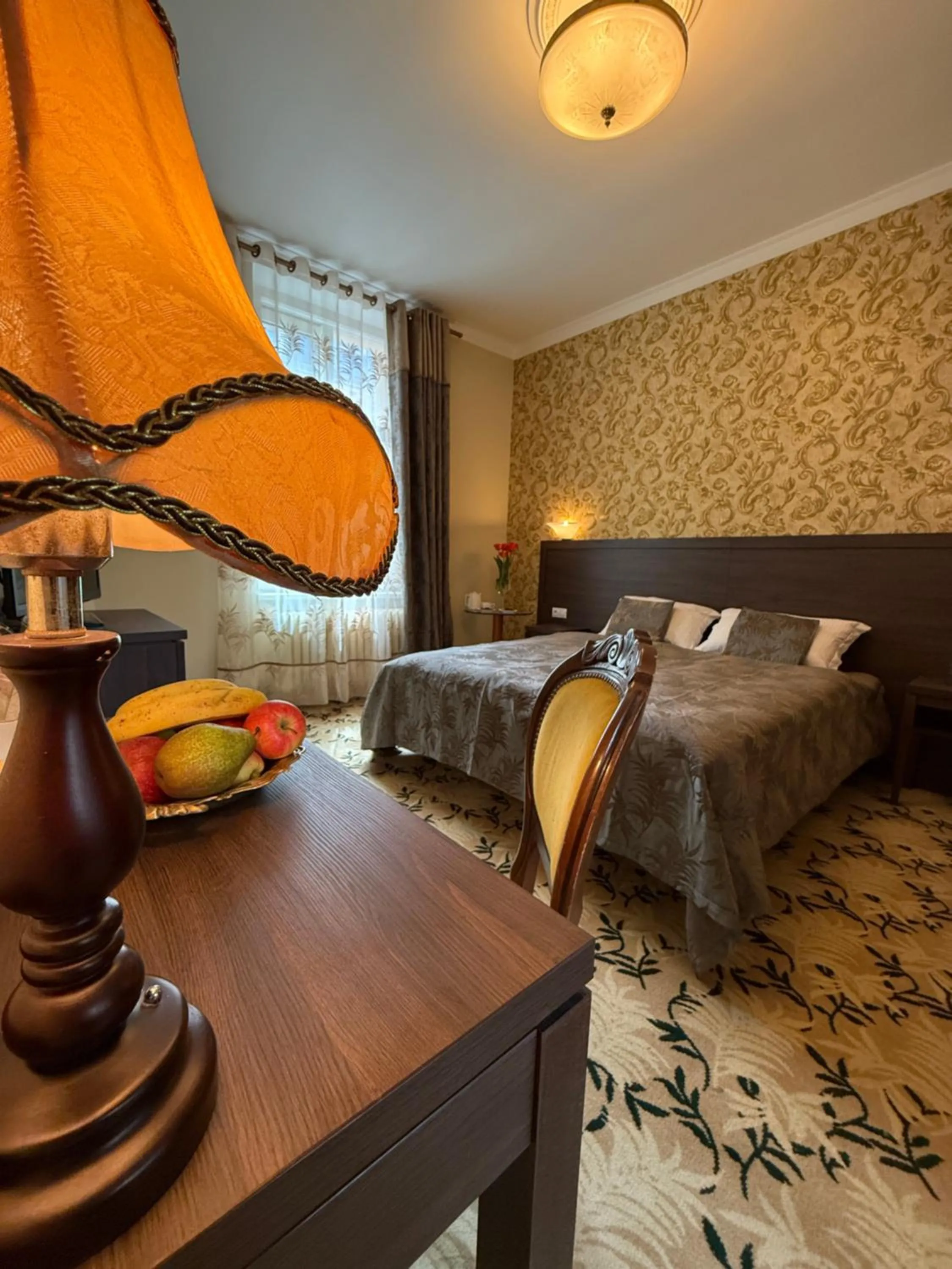 Bed in Hotel Rudolf II Karlovy Vary