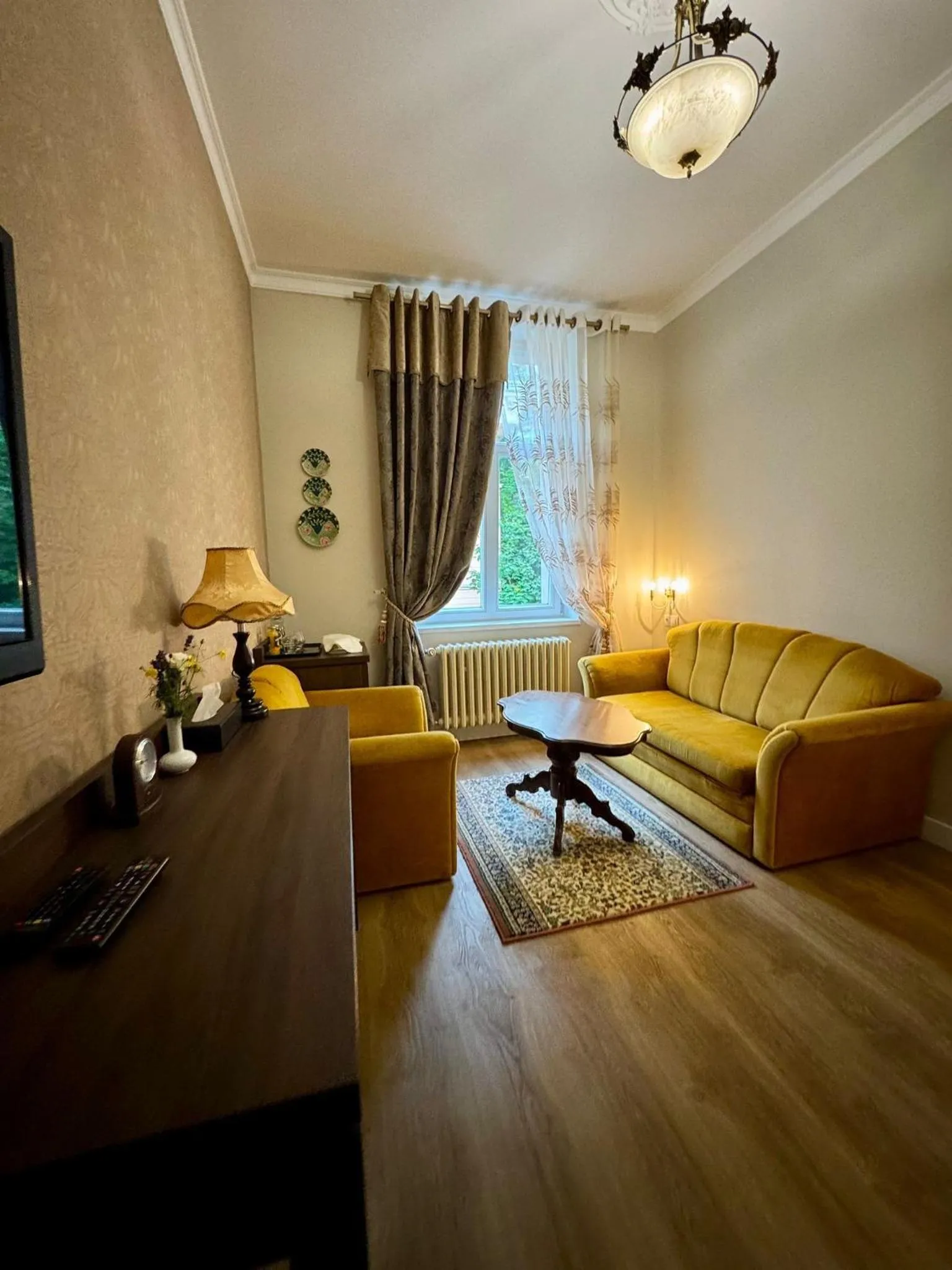 Seating area in Hotel Rudolf II Karlovy Vary