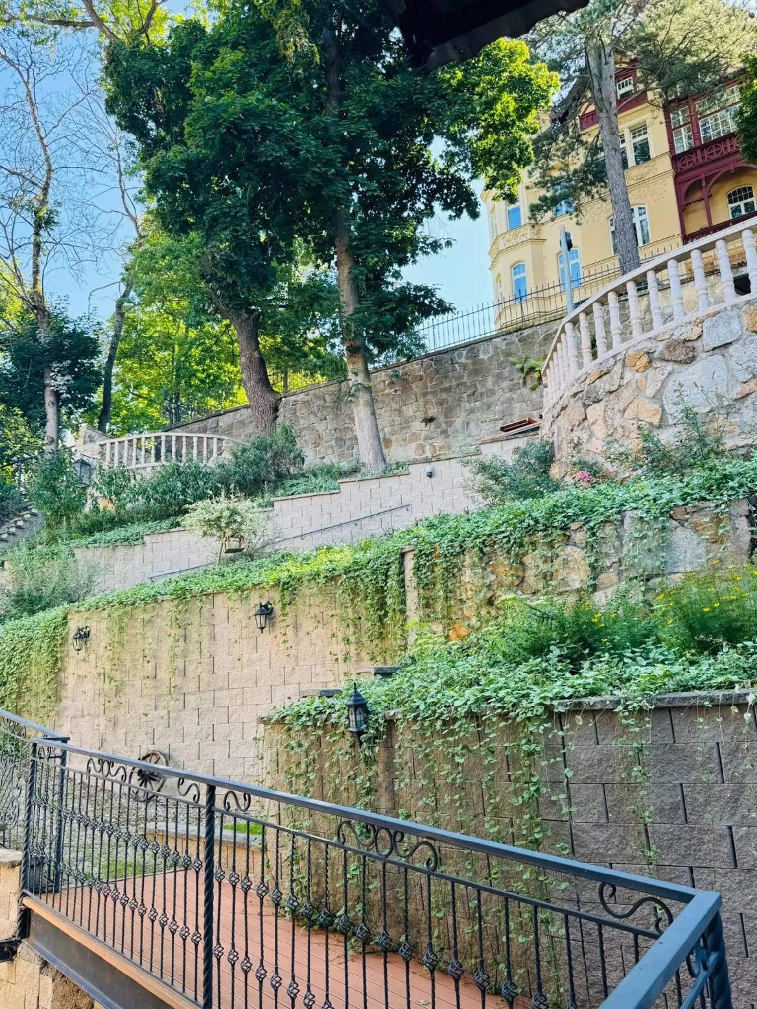 Garden in Hotel Rudolf II Karlovy Vary