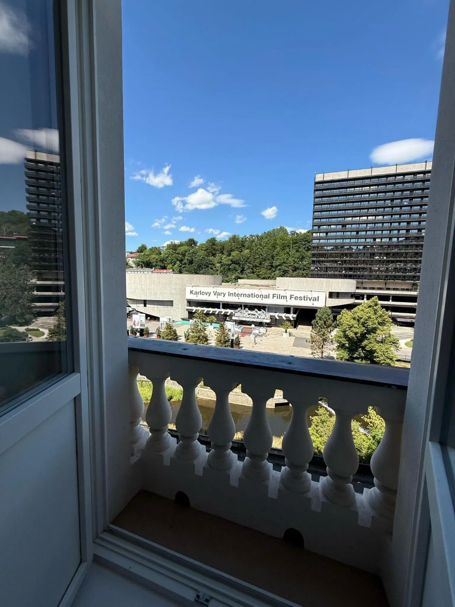 Balcony/Terrace in Hotel Rudolf II Karlovy Vary