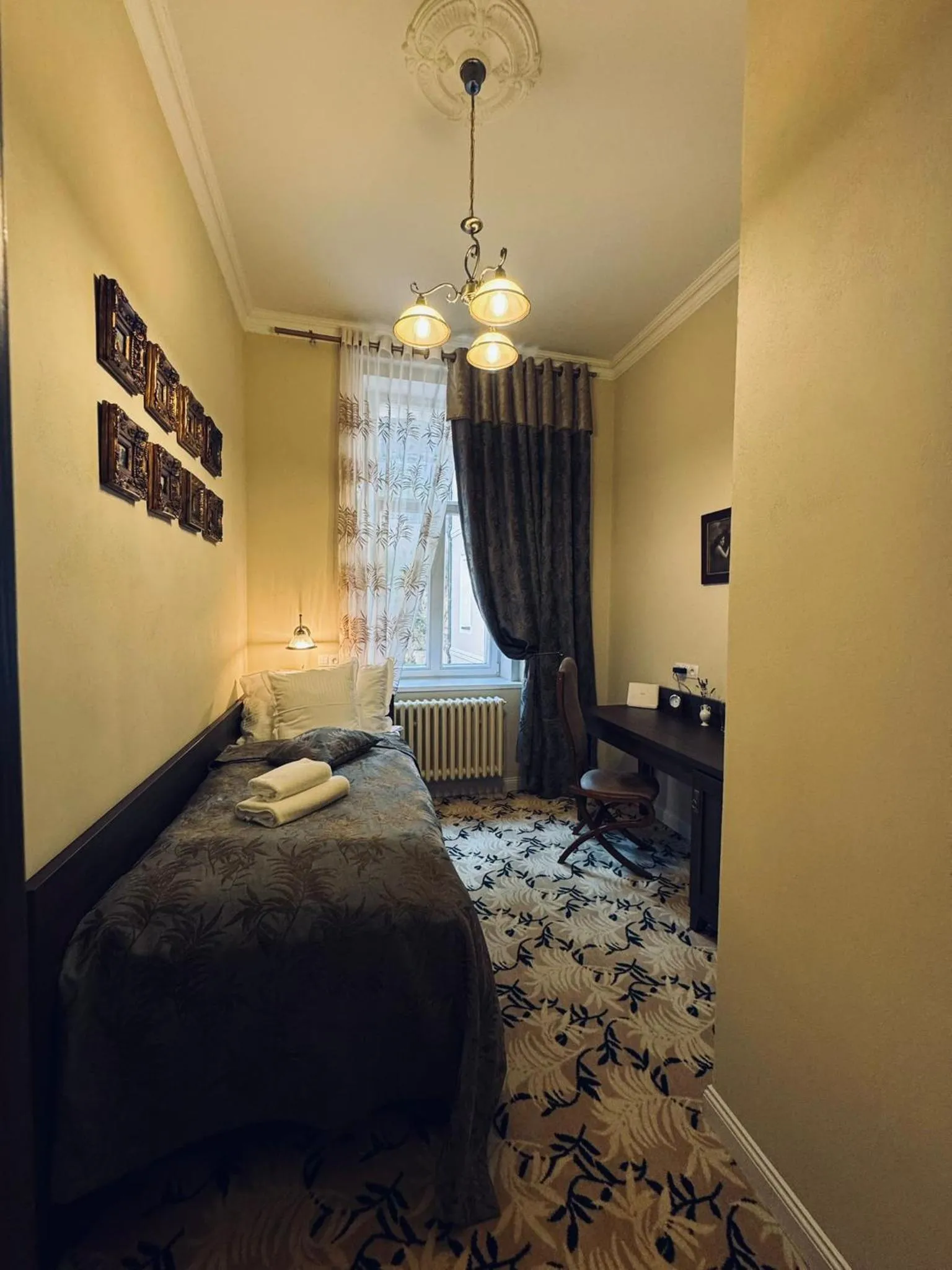 Bed in Hotel Rudolf II Karlovy Vary