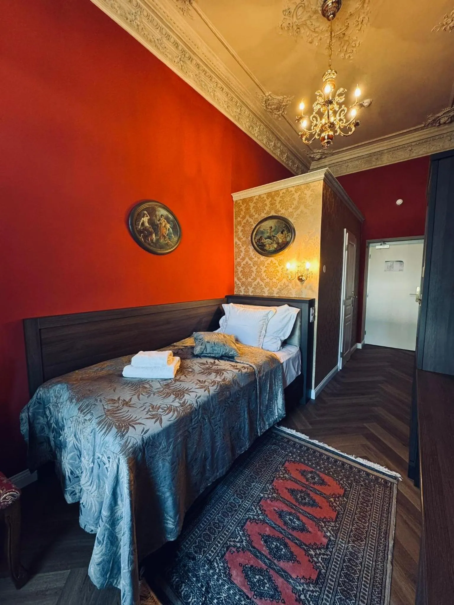 Bed in Hotel Rudolf II Karlovy Vary