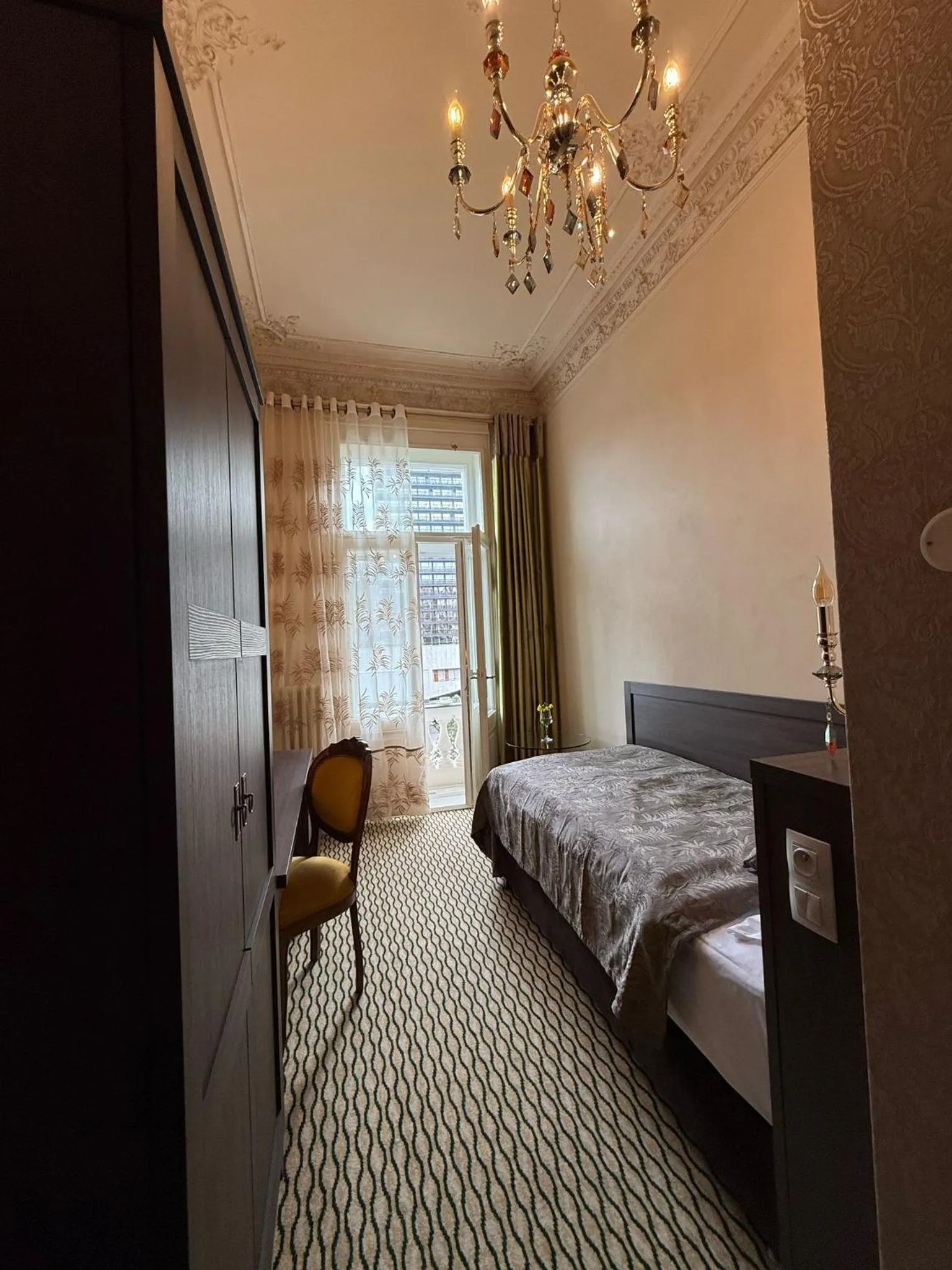 Bed in Hotel Rudolf II Karlovy Vary