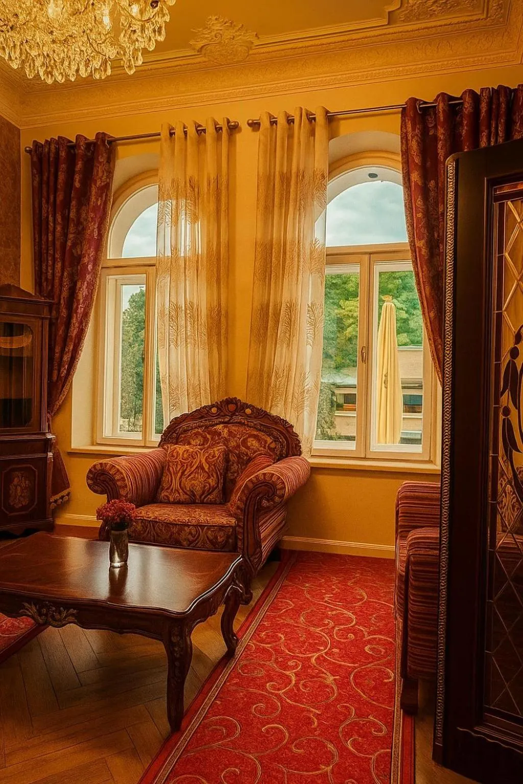 Living room in Hotel Rudolf II Karlovy Vary