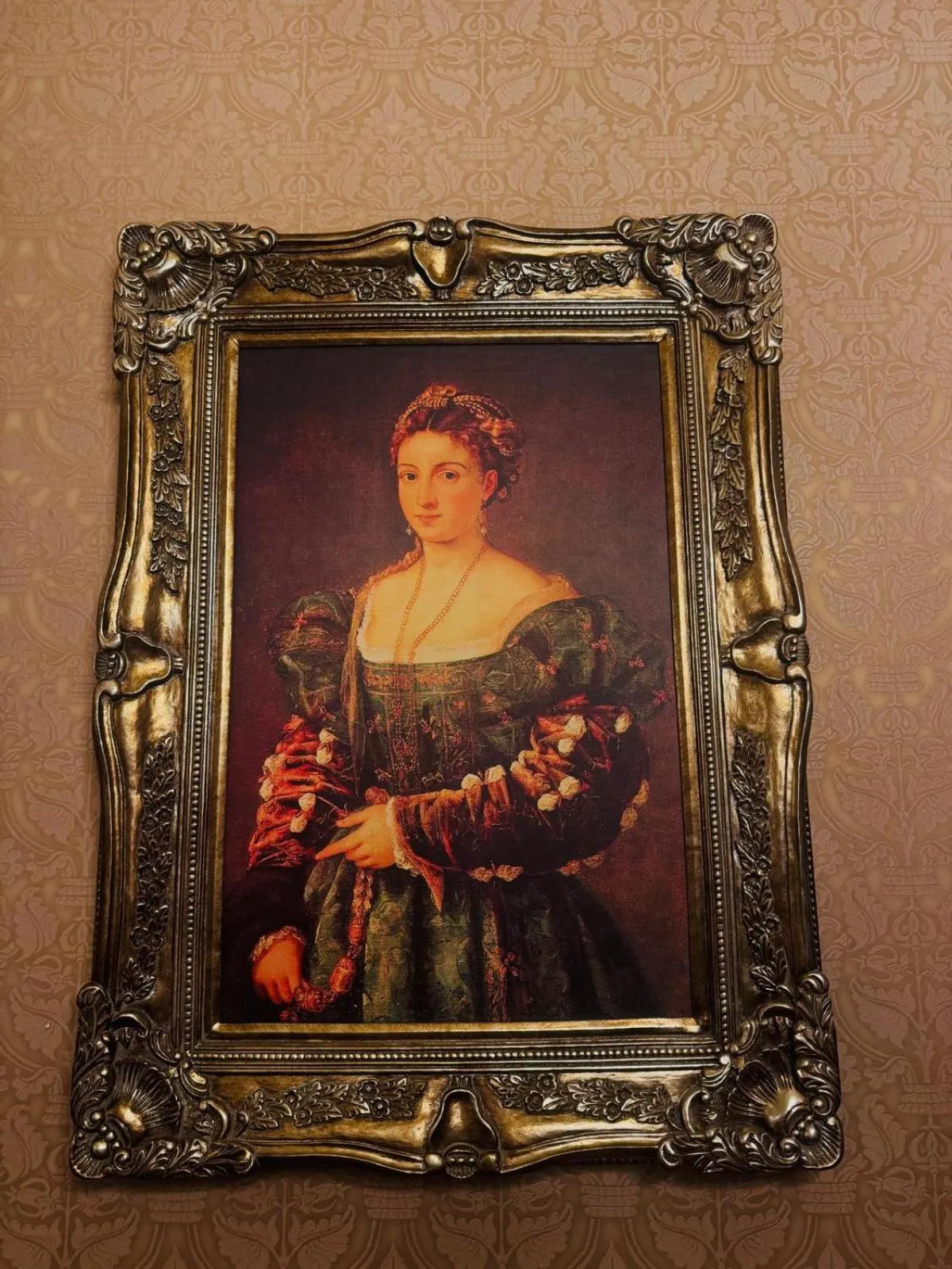 Decorative detail in Hotel Rudolf II Karlovy Vary