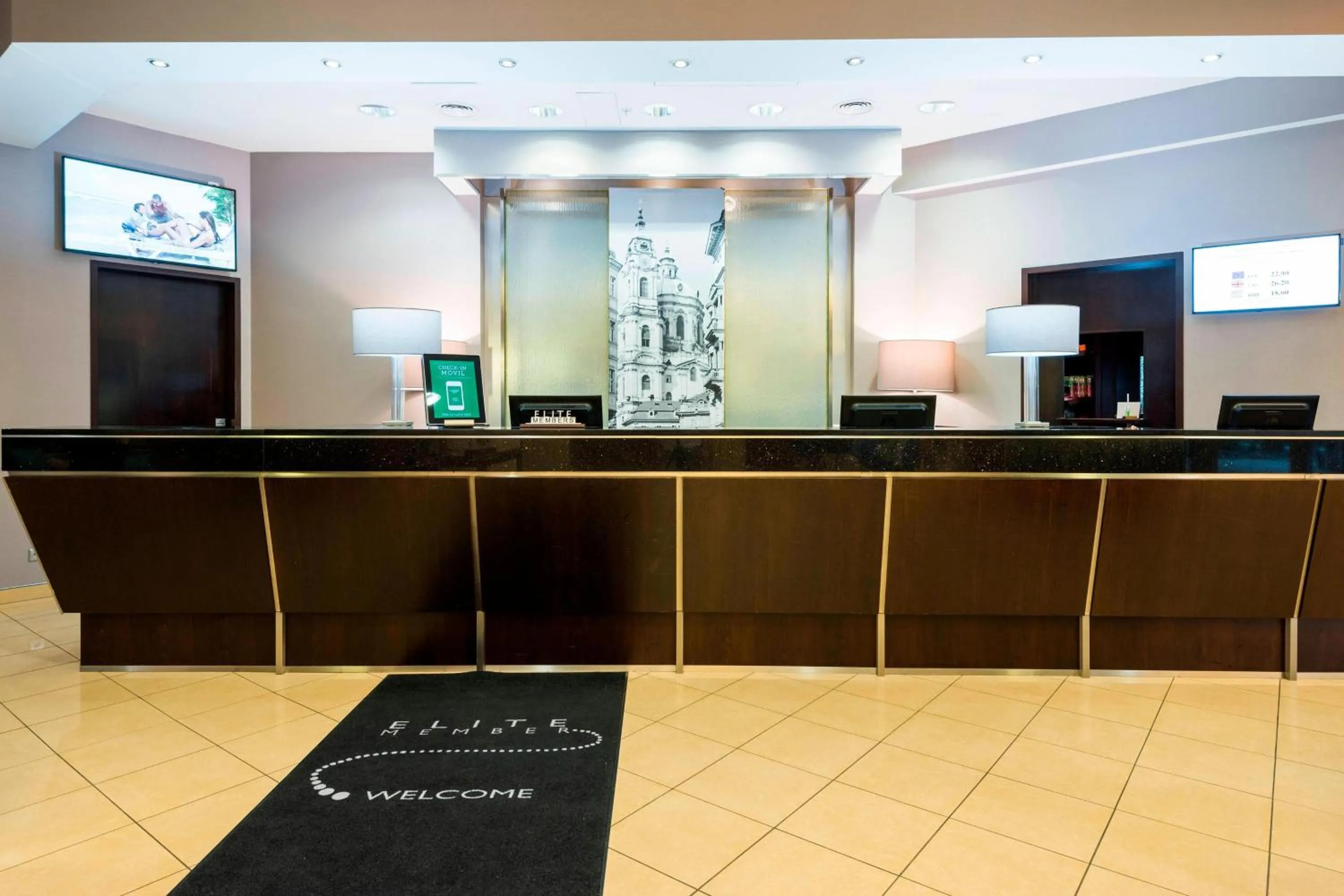 Lobby or reception in Courtyard by Marriott Prague City