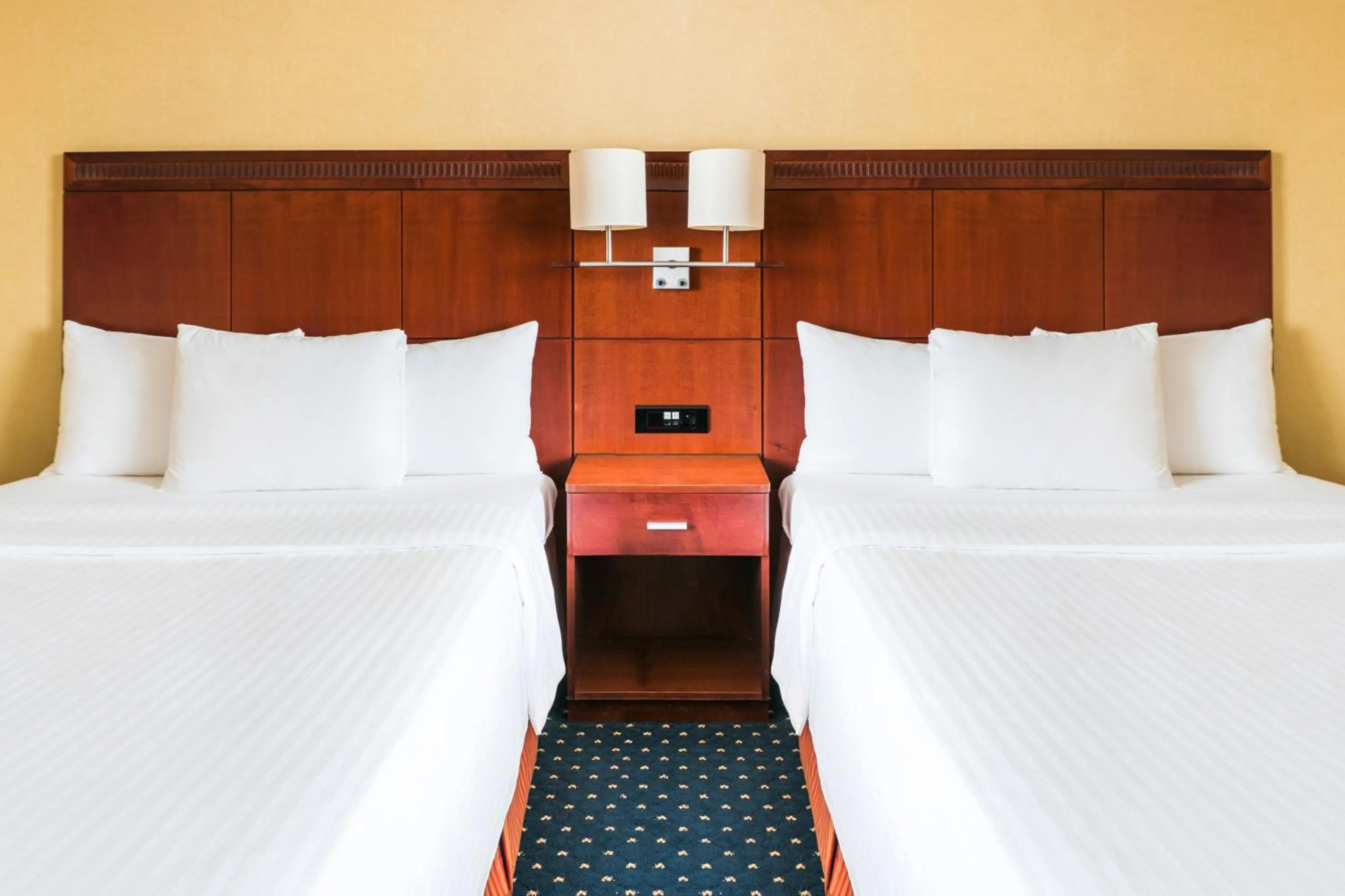 Bed in Courtyard by Marriott Prague City