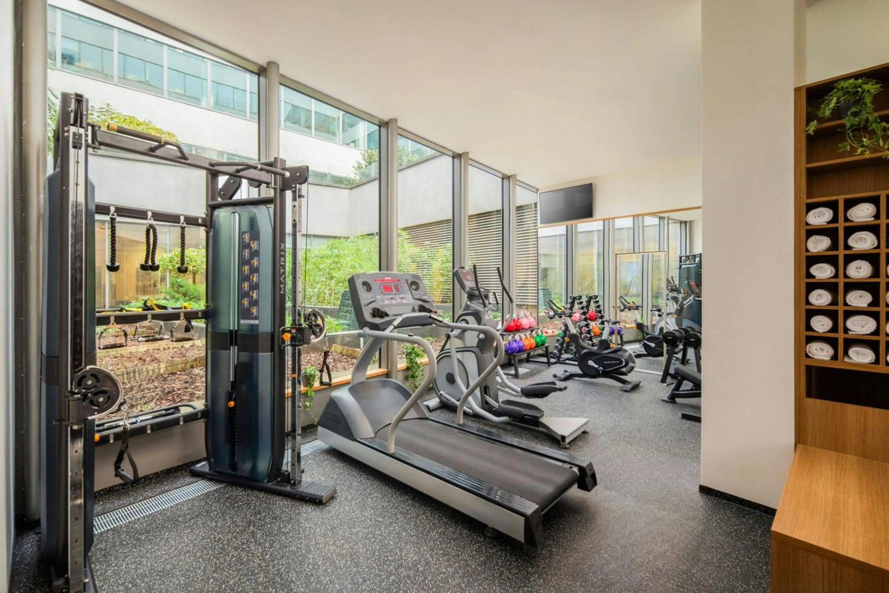 Fitness centre/facilities in Courtyard by Marriott Prague City