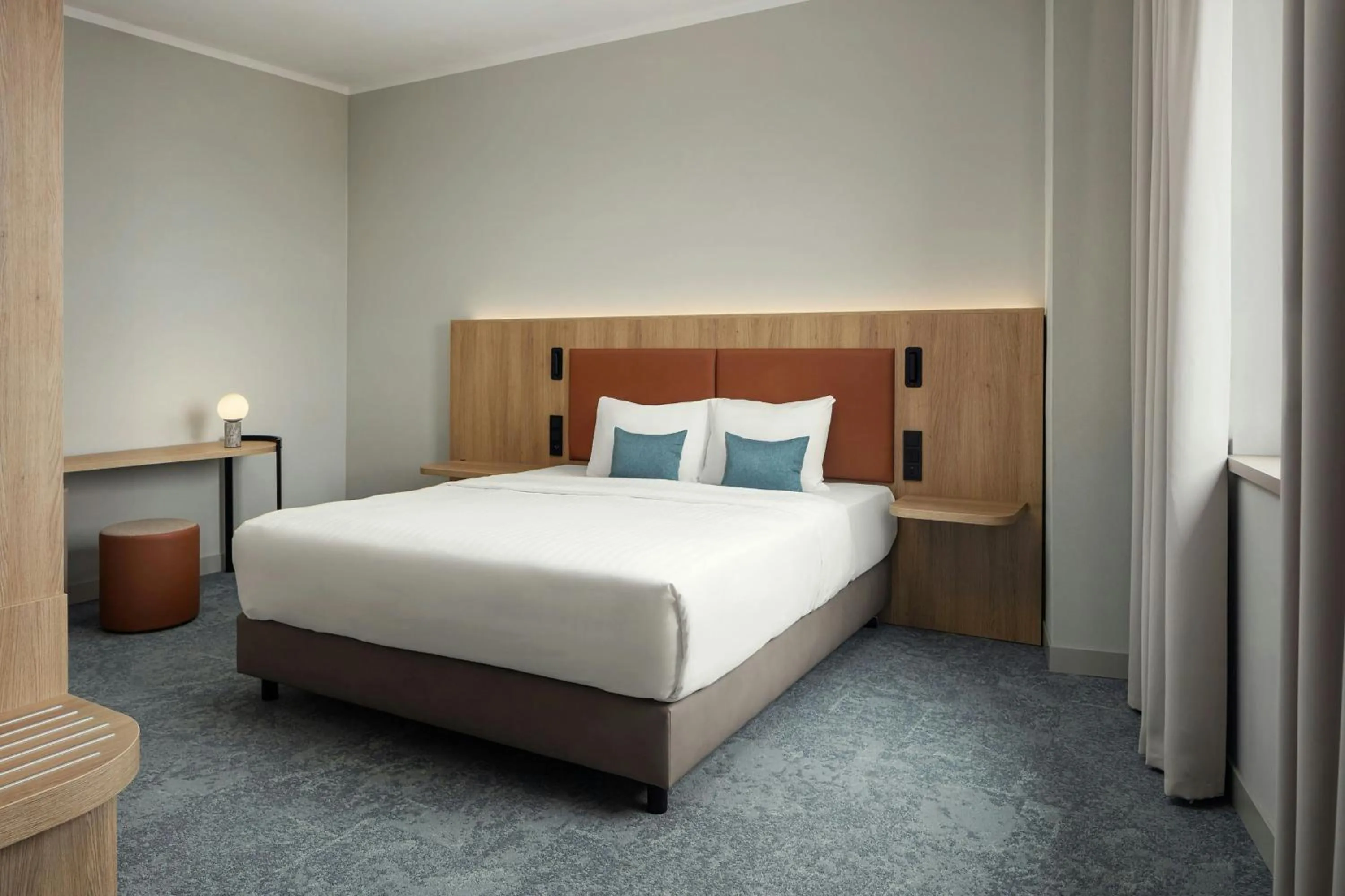Bedroom, Bed in Courtyard by Marriott Pilsen