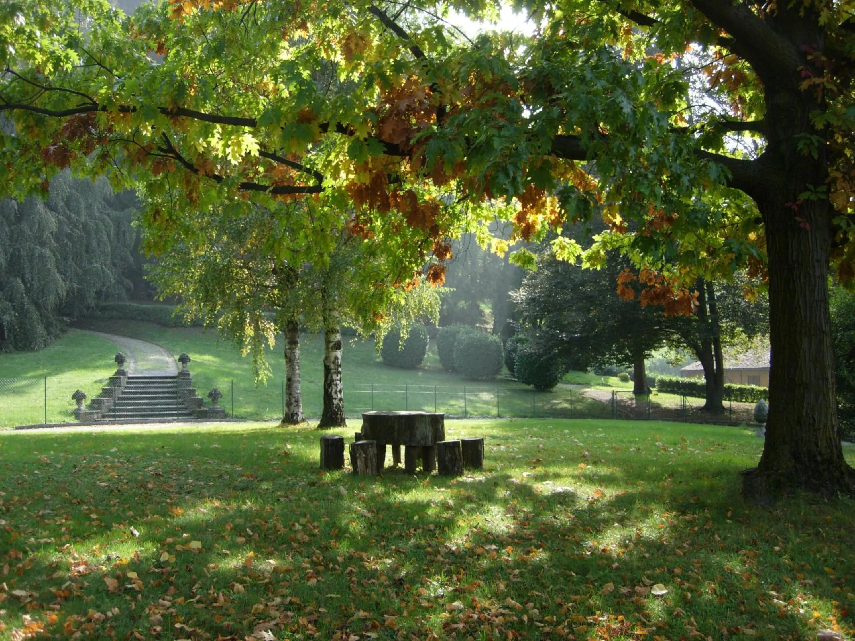 Garden view in Il Colombé B&B