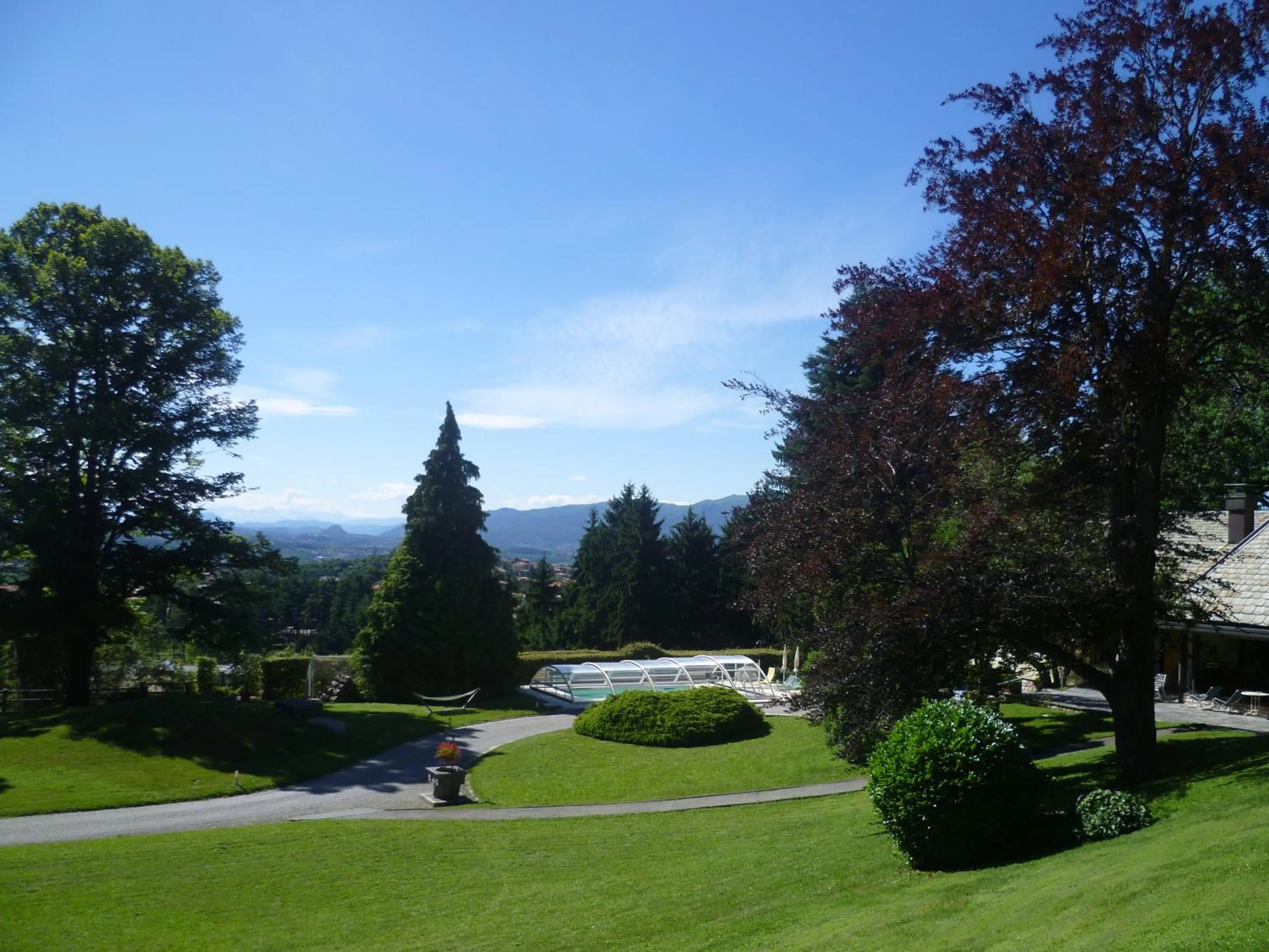 Garden view in Il Colombé B&B