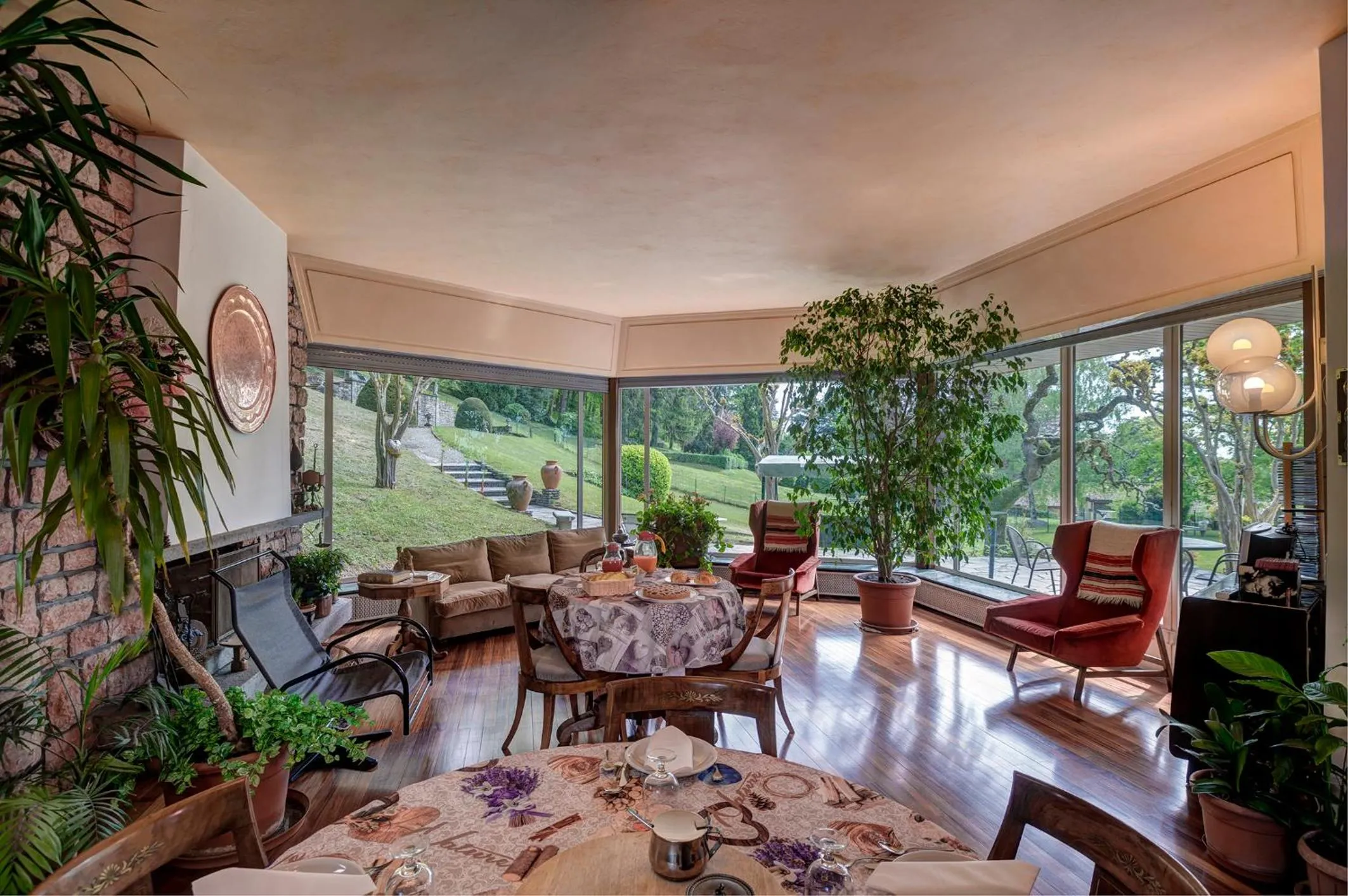 Garden view in Il Colombé B&B