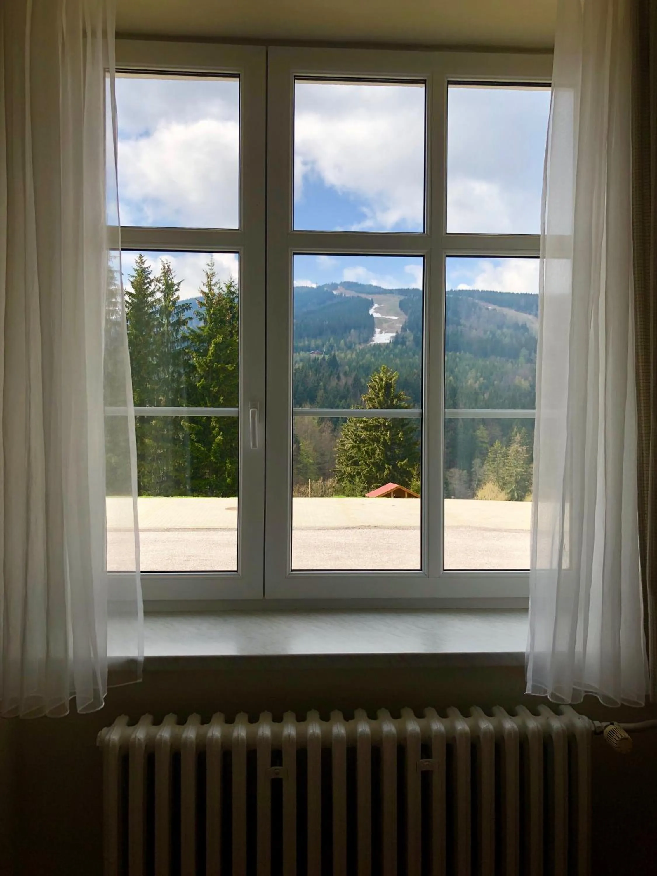 Mountain view in Hotel Sněžka