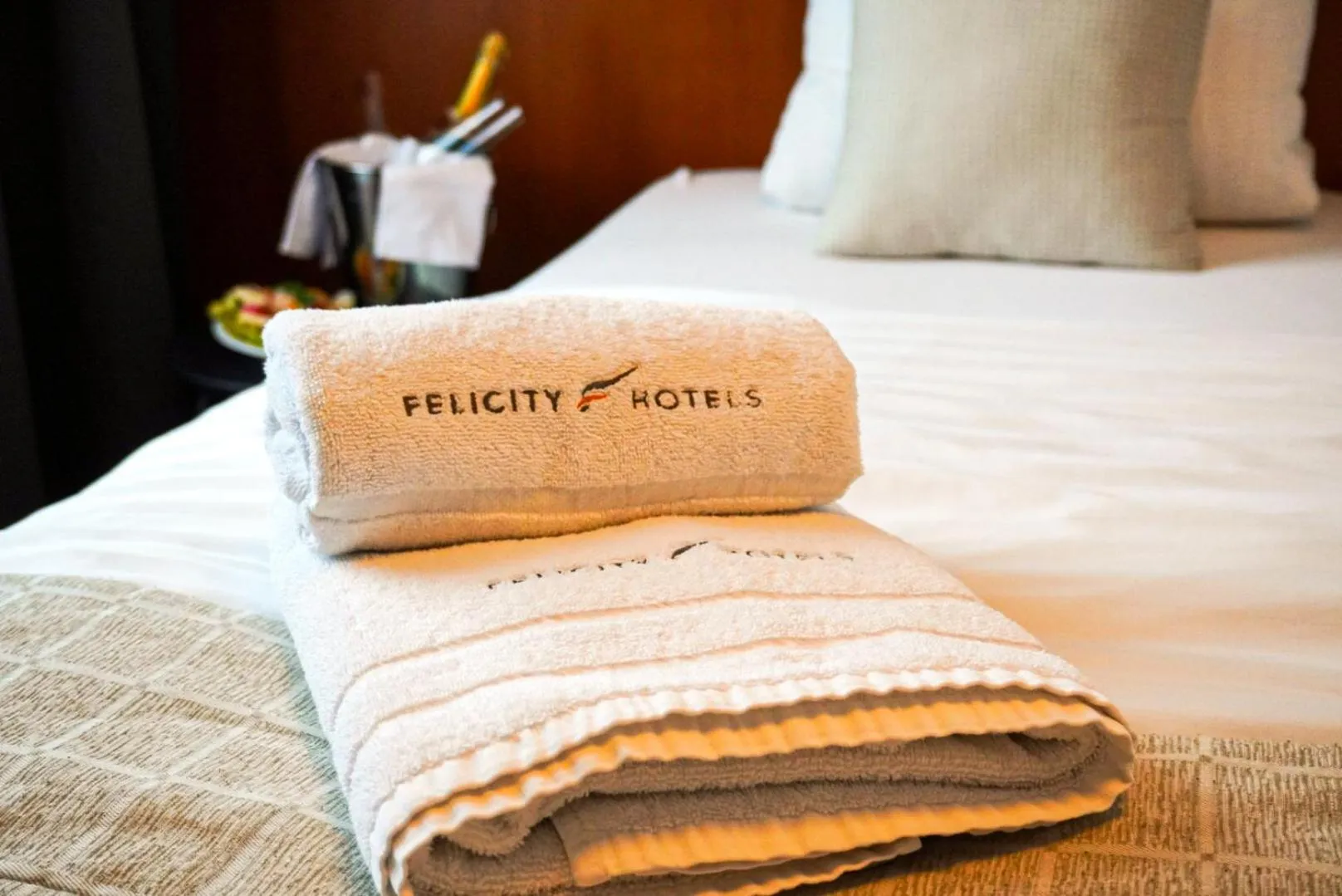 Bed in Hotel Sněžka