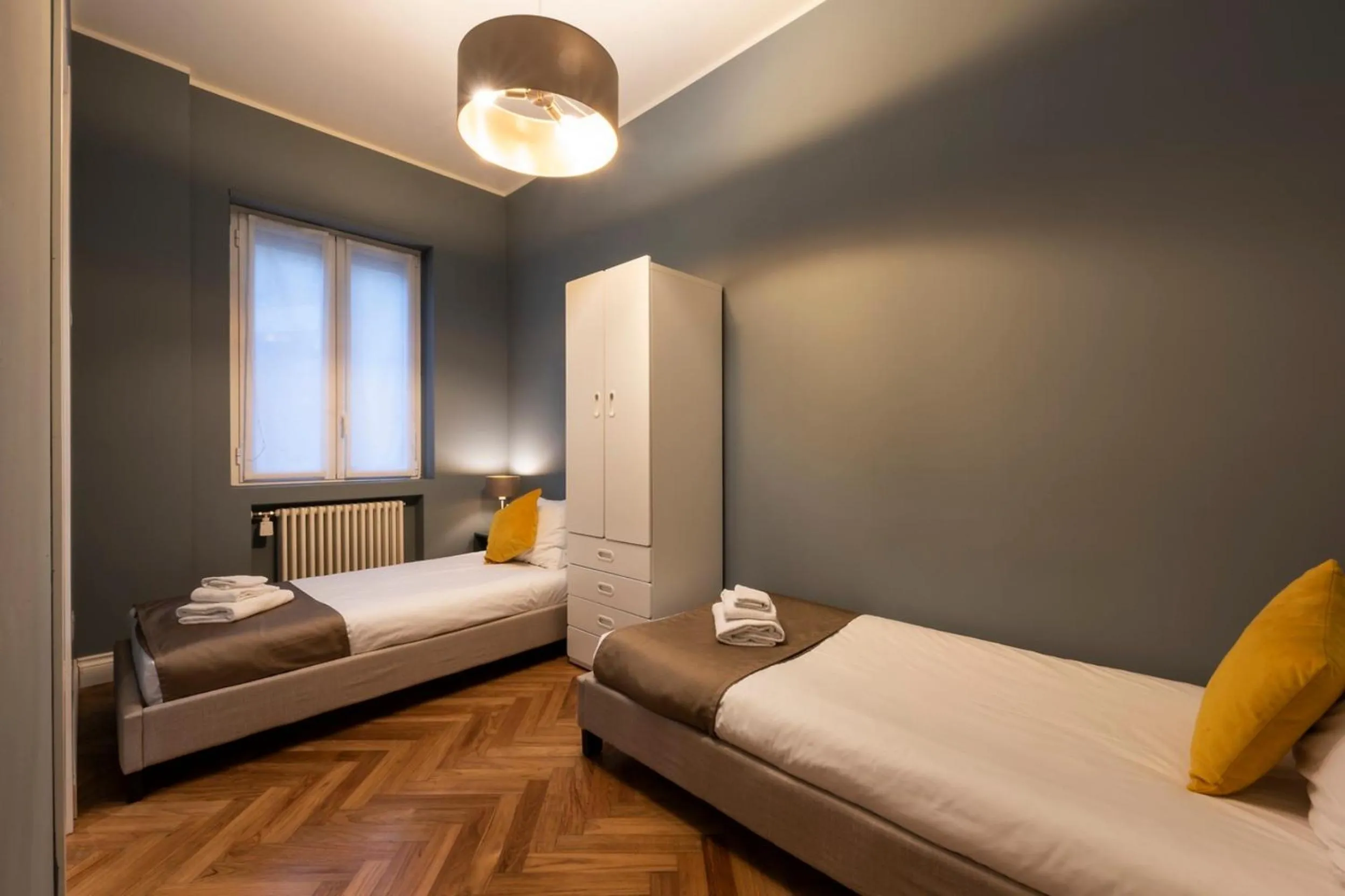 Bedroom, Bed in Heart Milan Apartments Sforza Duomo