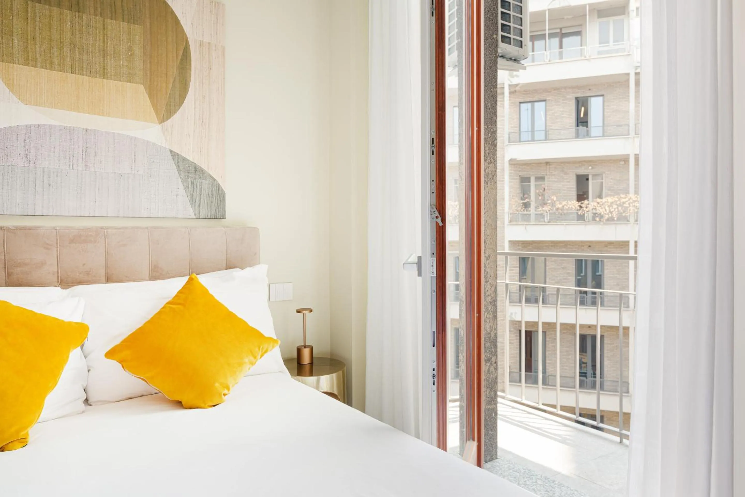 Bedroom, Bed in Heart Milan Apartments Sforza Duomo