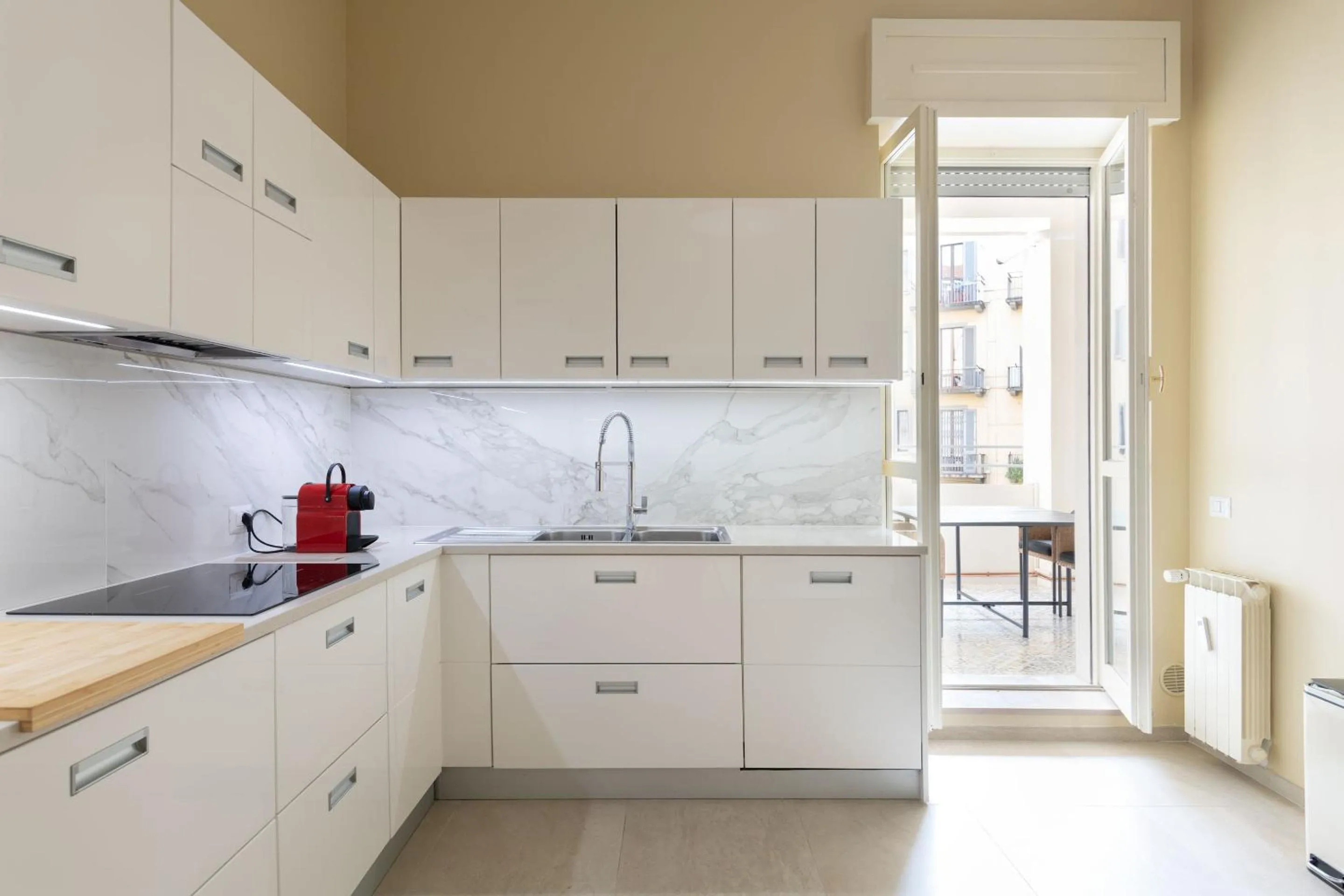 kitchen in Heart Milan Apartments Sforza Duomo