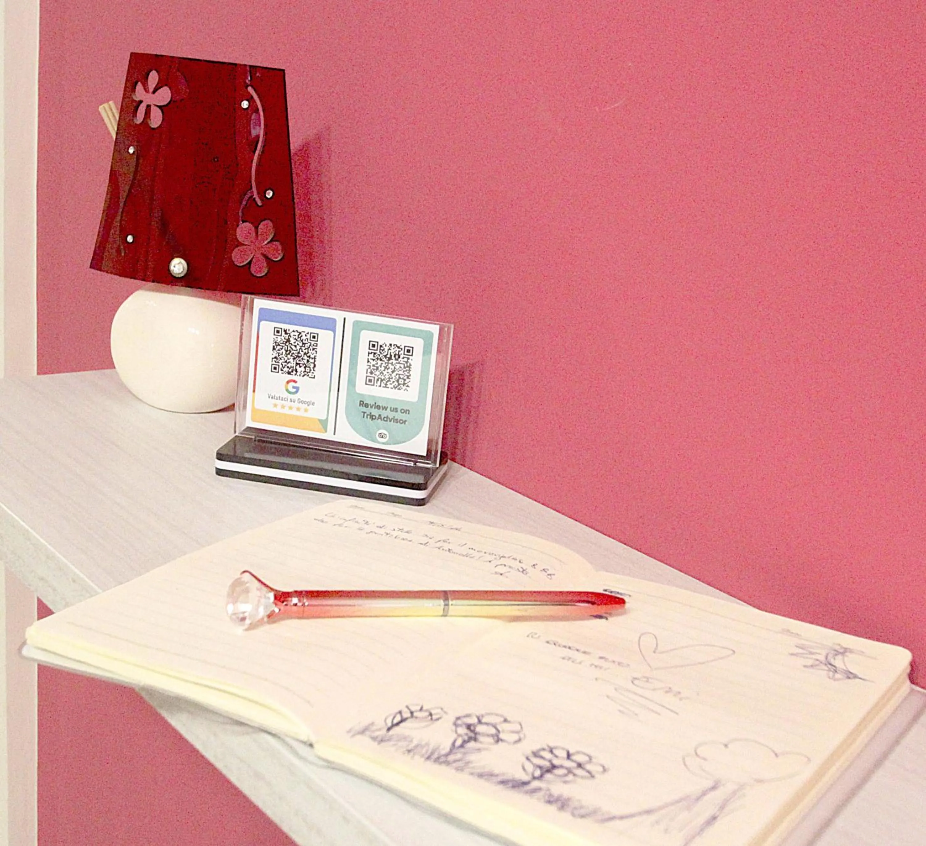 Seating area in B&B Elles con parcheggio interno