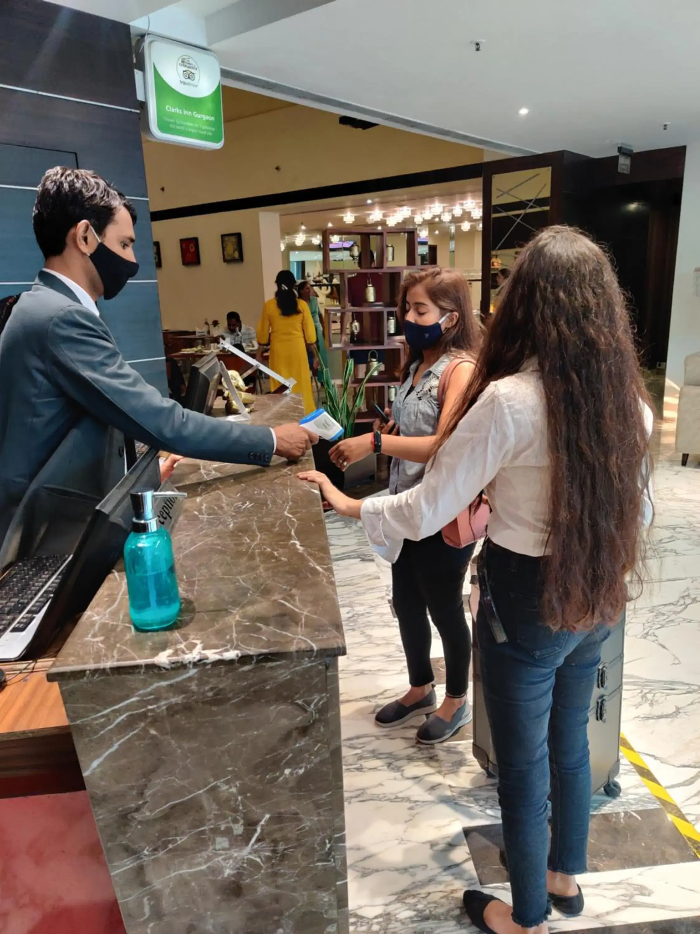 Lobby or reception in Hotel DS Clarks Inn Gurgaon Lobby or reception in Hotel DS Clarks Inn Gurgaon