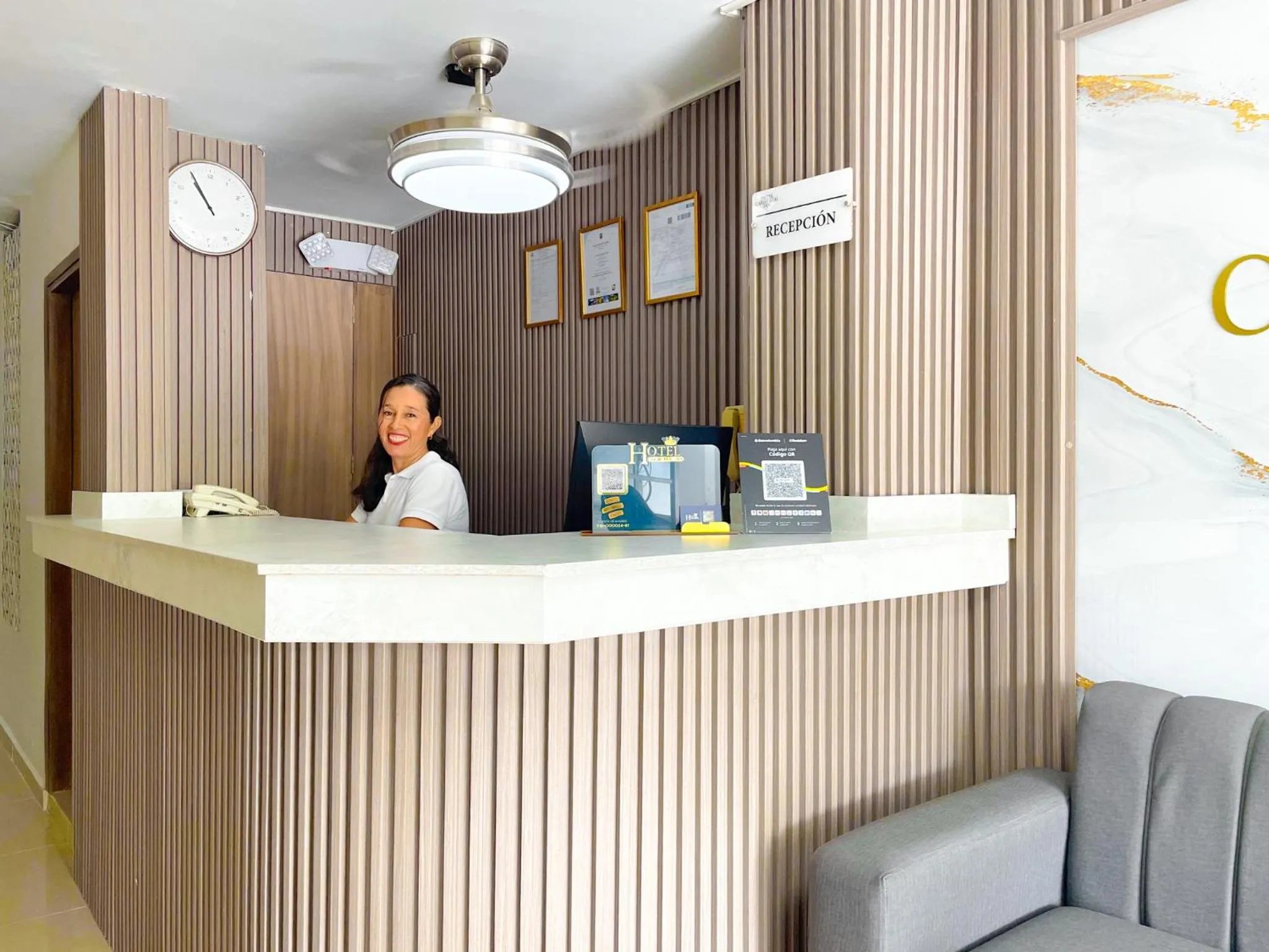 Lobby or reception in Hotel Caribe Real Inn