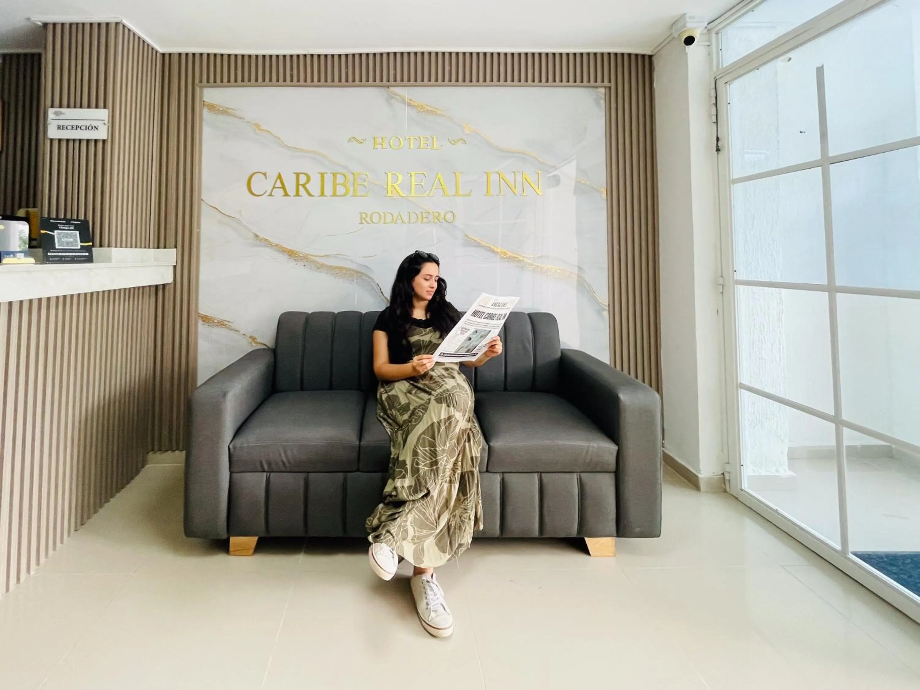 Lobby or reception in Hotel Caribe Real Inn