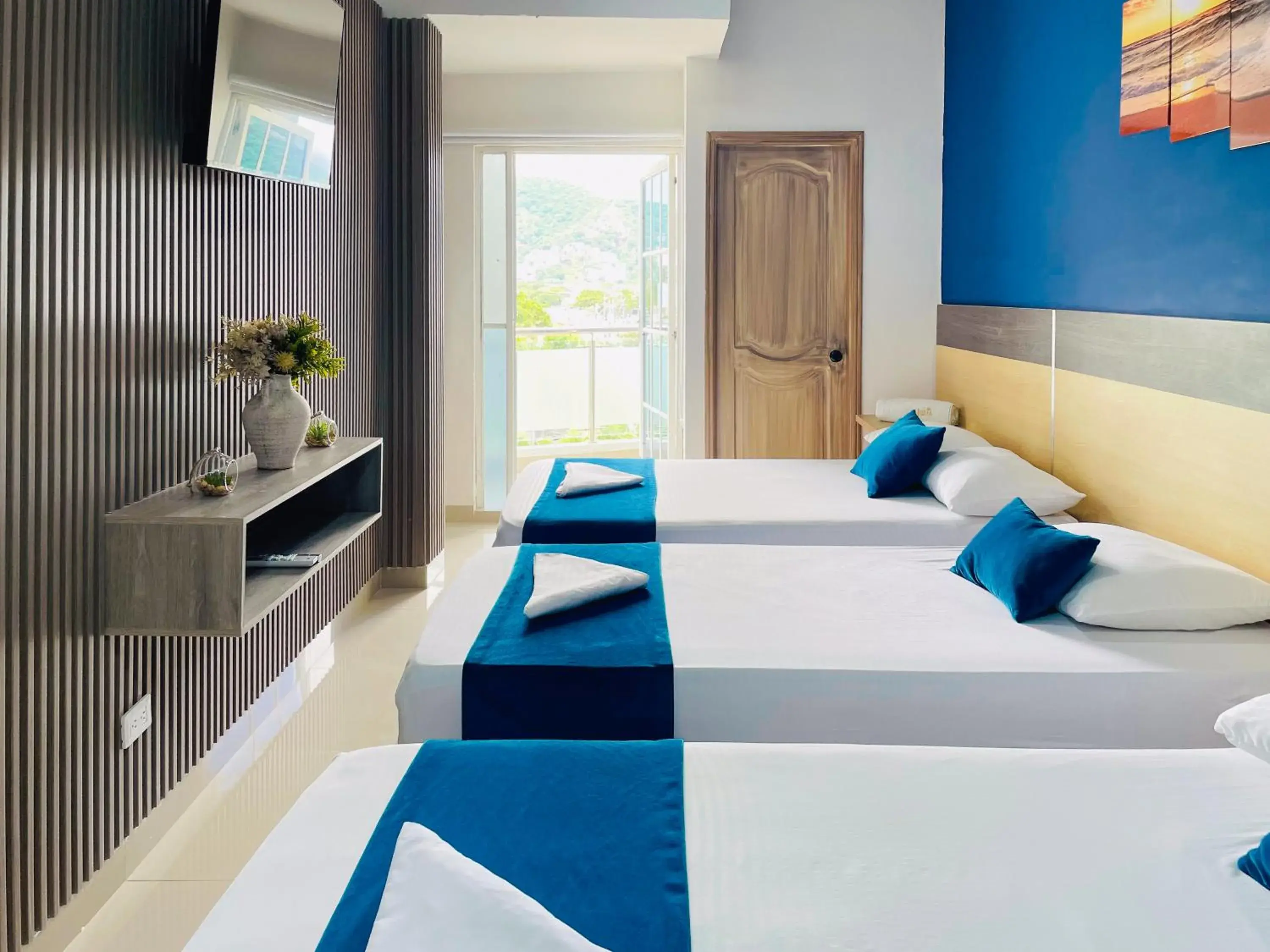 Family Room with Balcony in Hotel Caribe Real Inn Family Room with Balcony in Hotel Caribe Real Inn