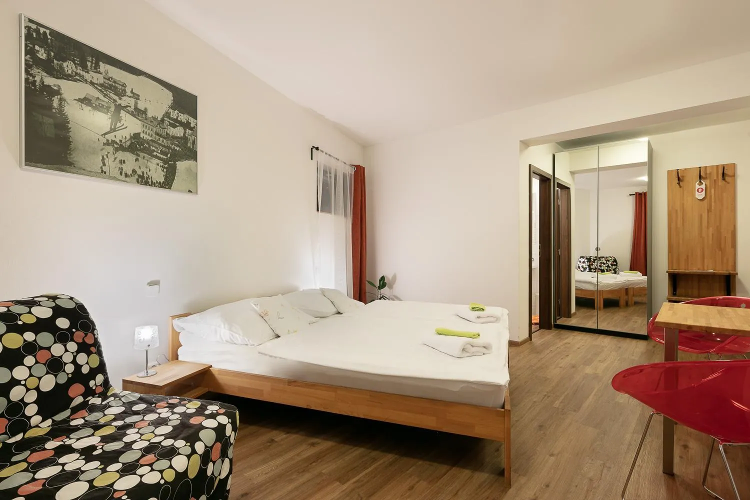 Bed in Hotel U Kabinky