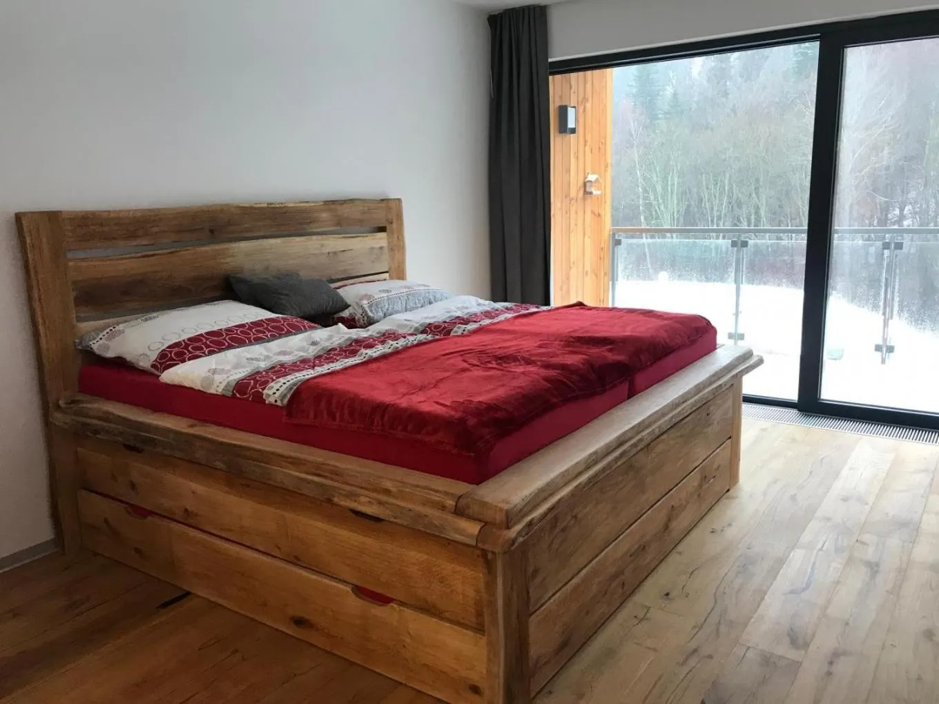 Bed in Hotel U Kabinky