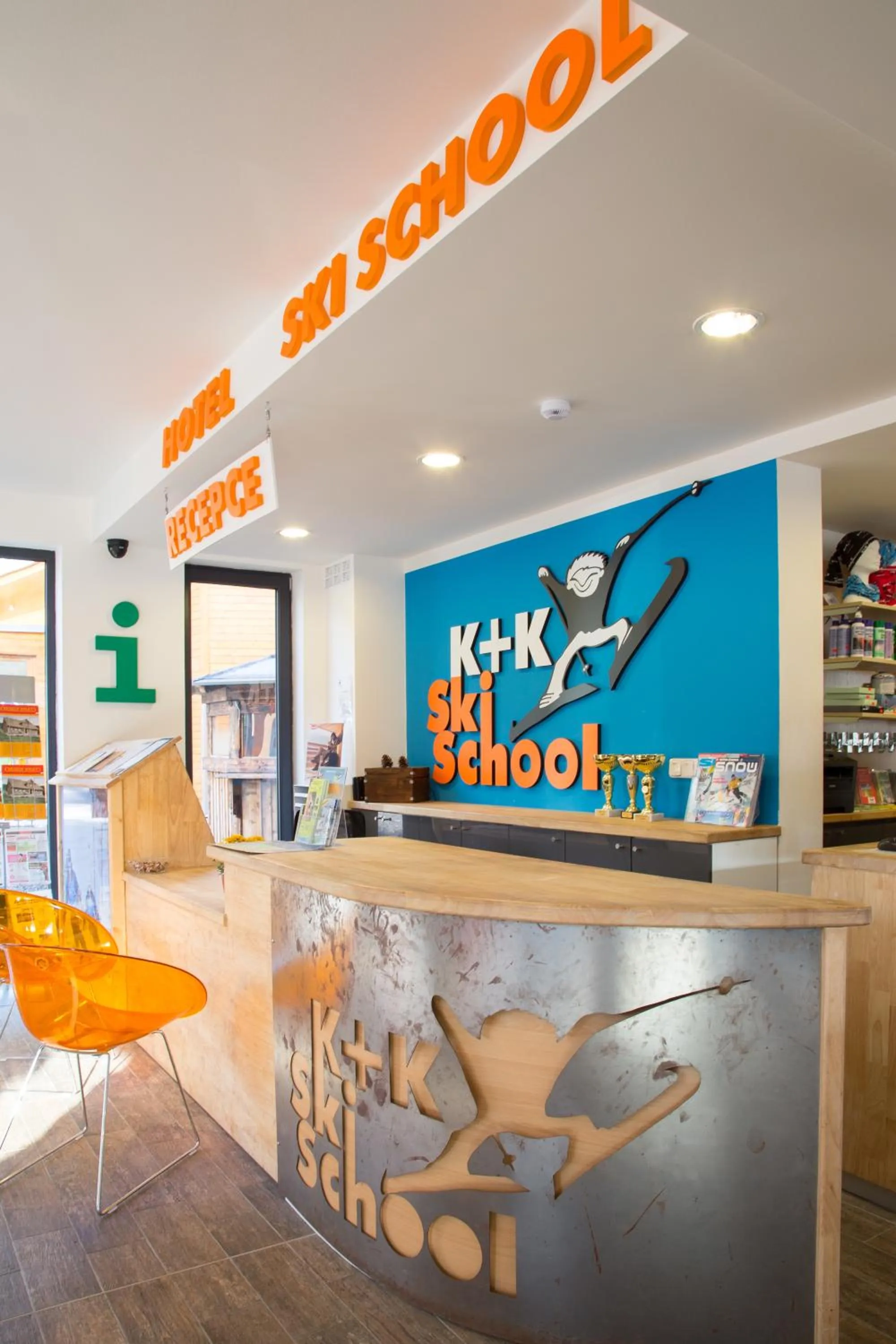 Lobby or reception in Hotel U Kabinky