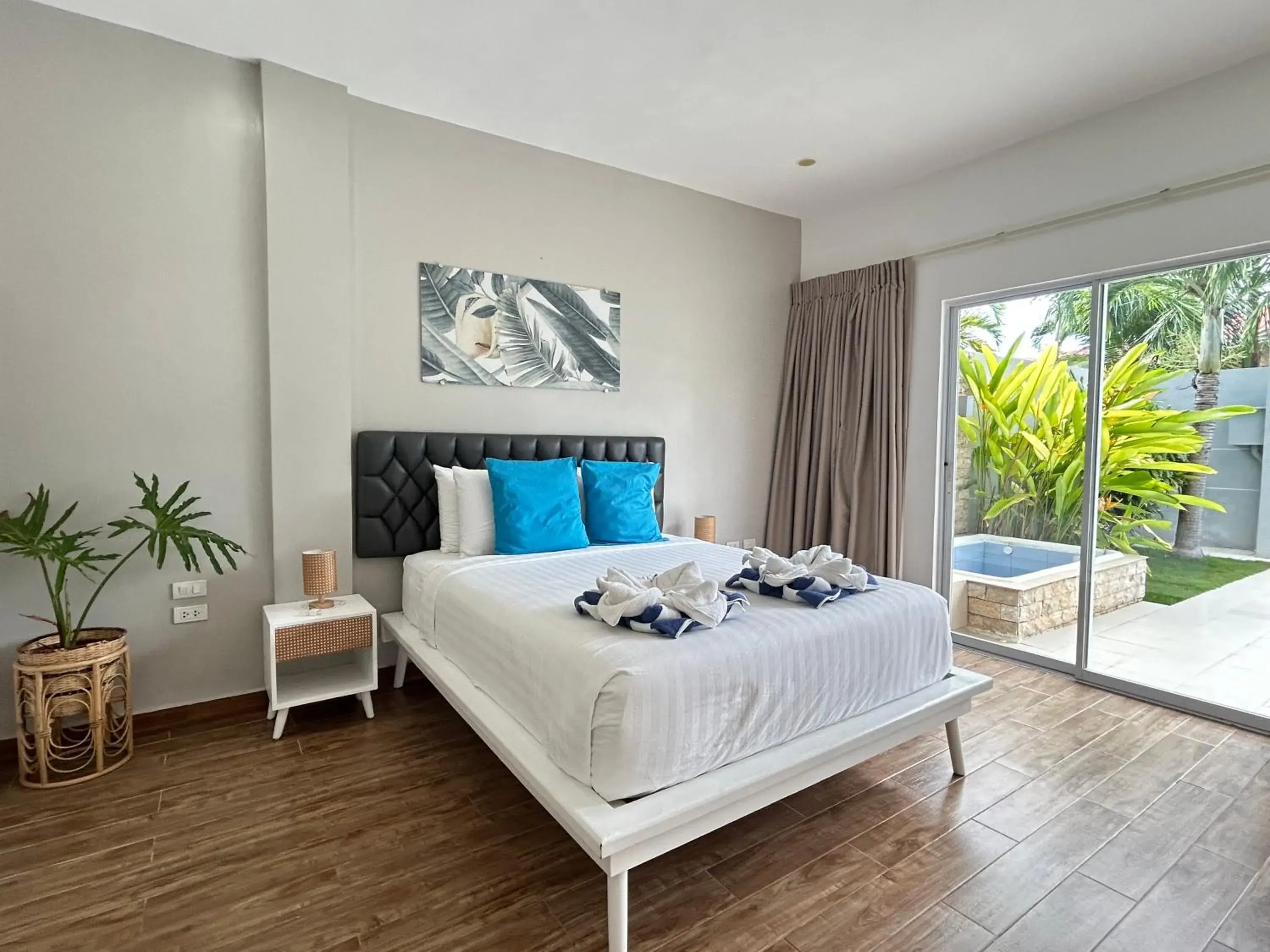Bed in Pineale Villas, Resort and Spa Bed in Pineale Villas, Resort and Spa