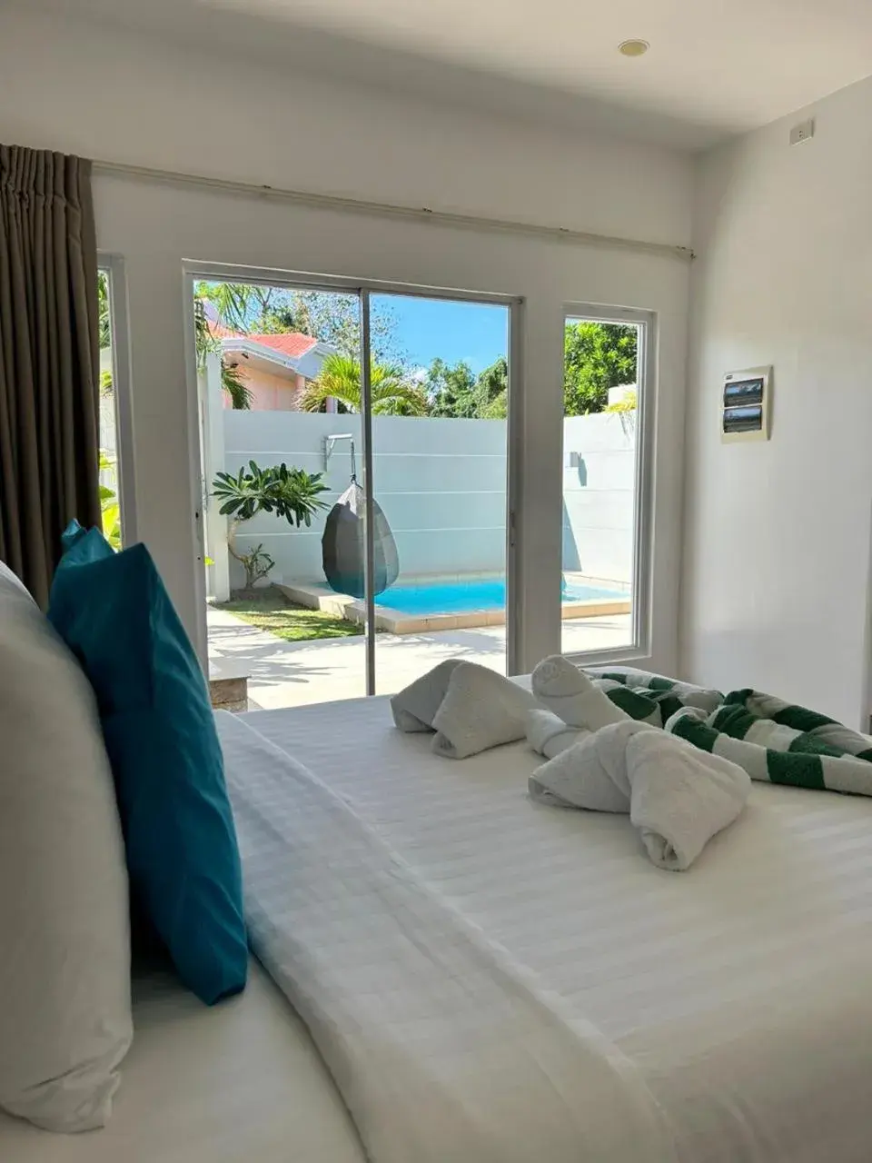 Bed in Pineale Villas, Resort and Spa Bed in Pineale Villas, Resort and Spa