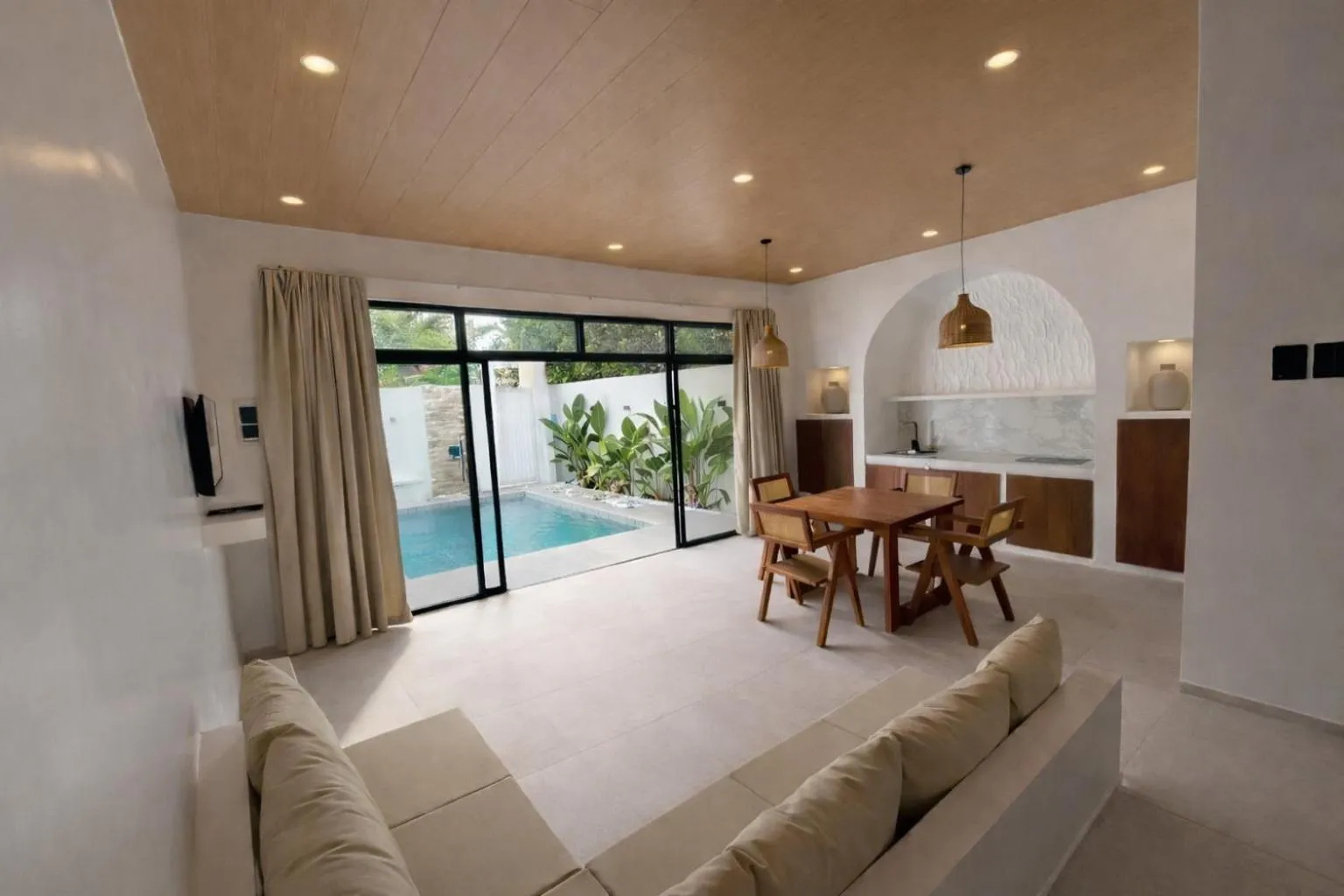 Living room in Pineale Villas, Resort and Spa