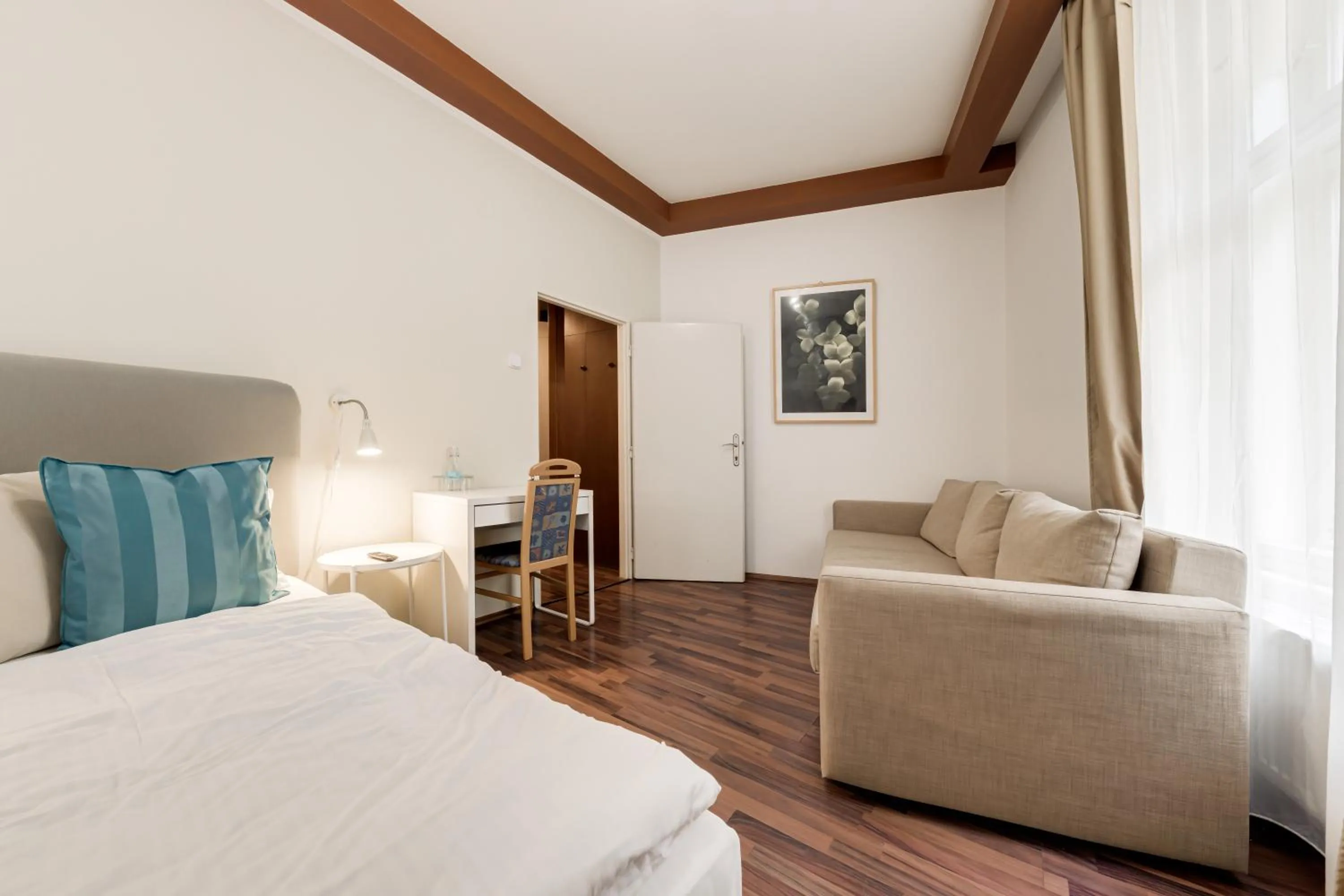 Photo of the whole room, Bed in Koruna Hotel