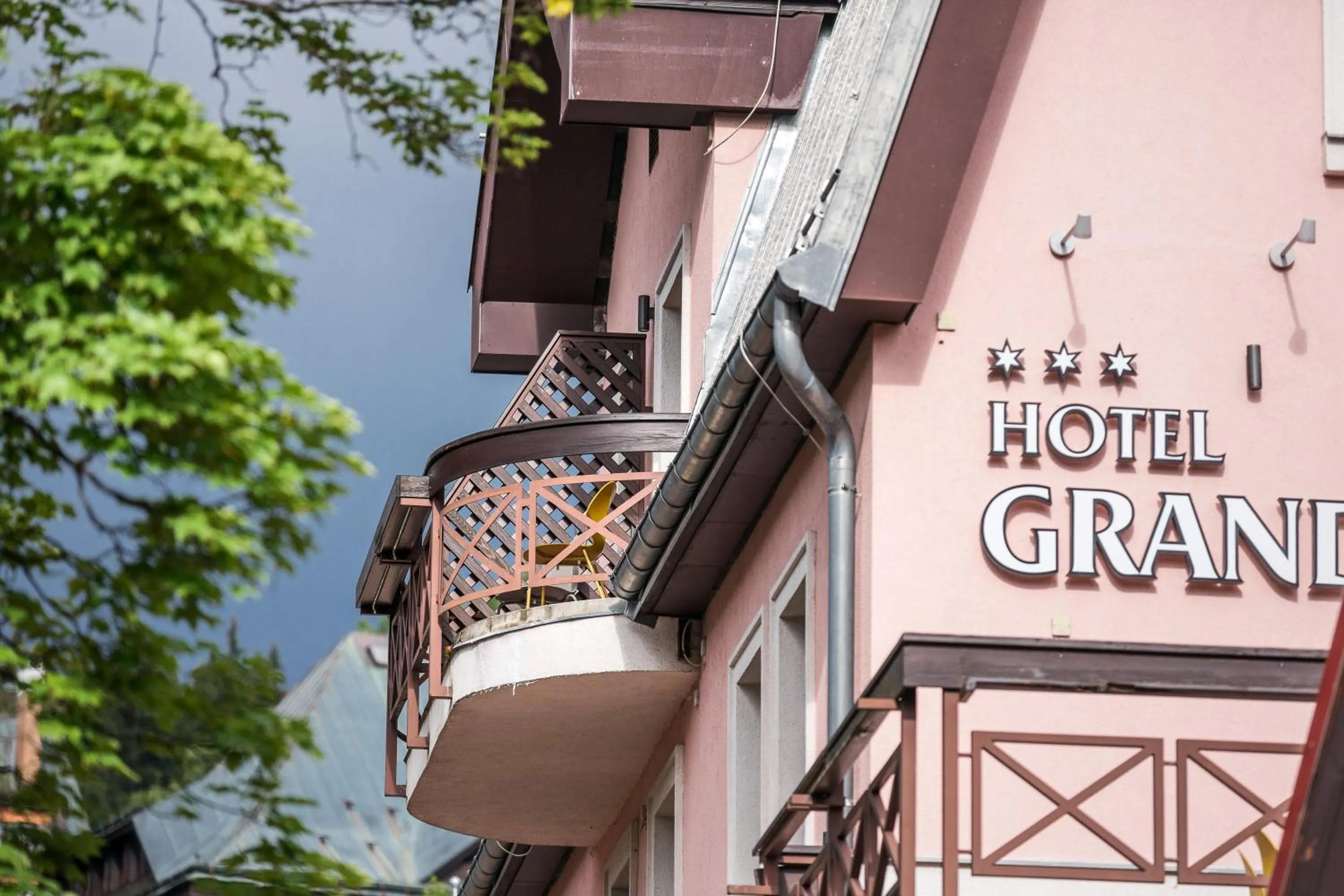 Facade/entrance in Wellness Hotel Grand