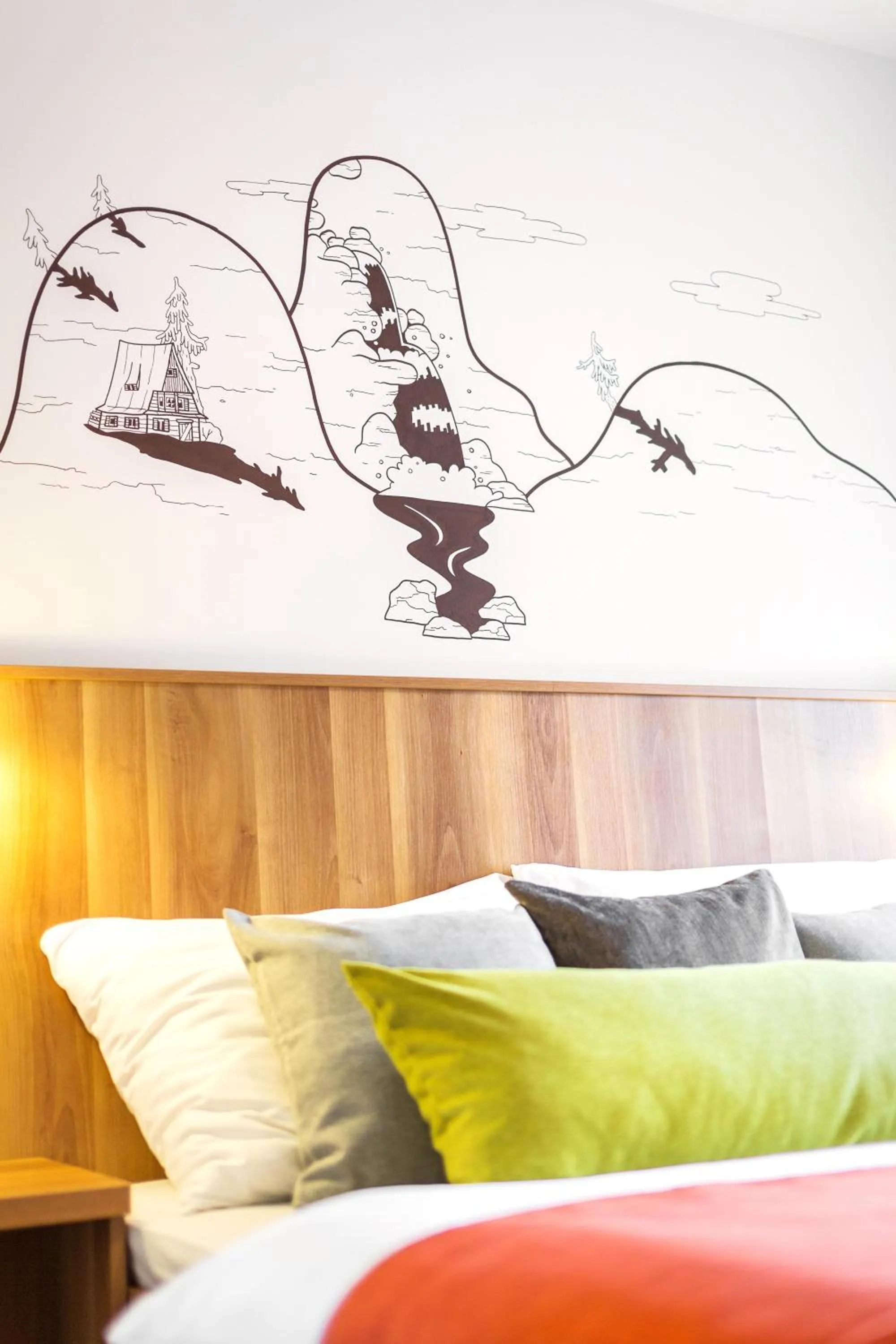 Decorative detail, Bed in Wellness Hotel Grand