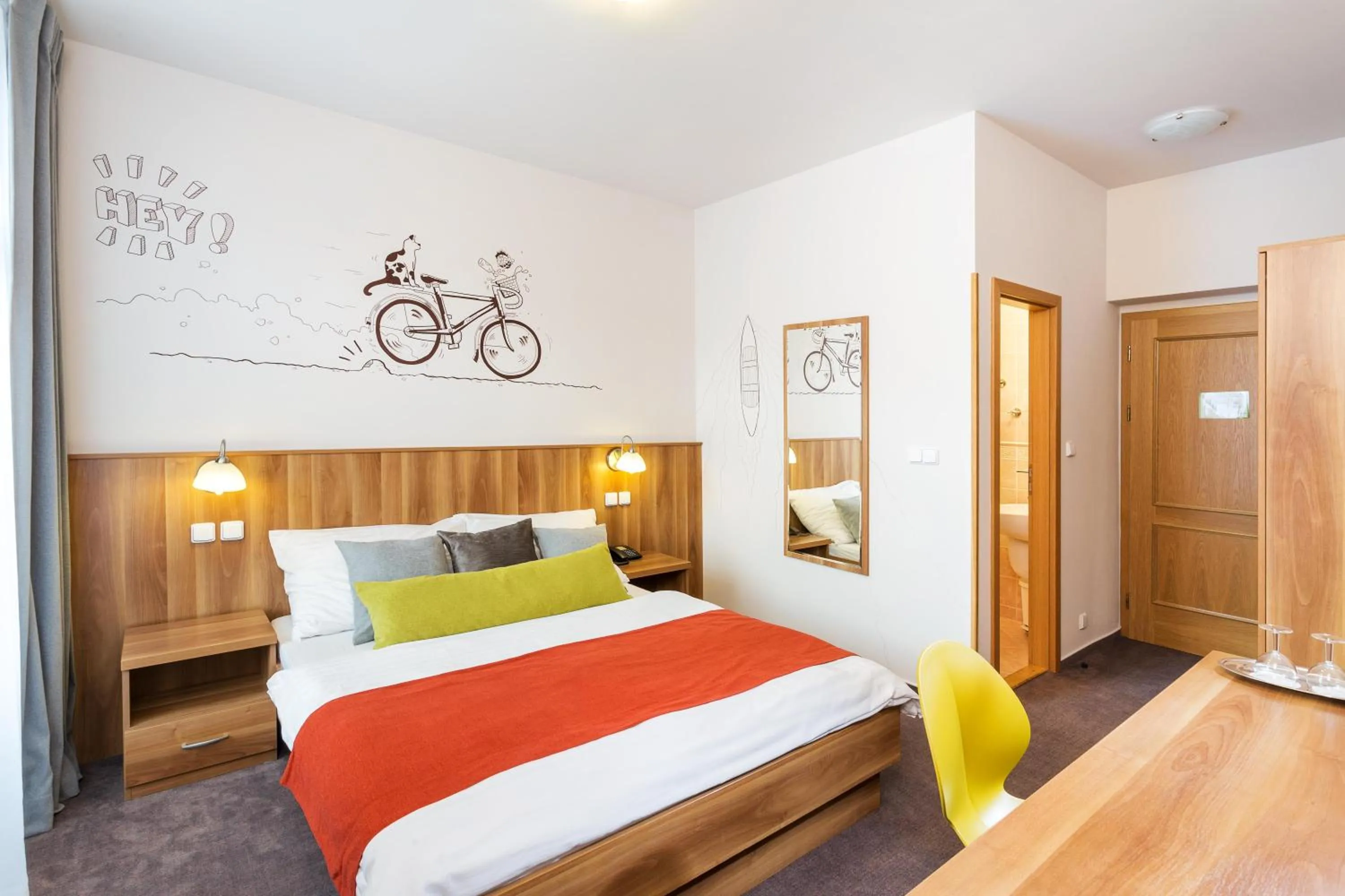 Bedroom, Bed in Wellness Hotel Grand