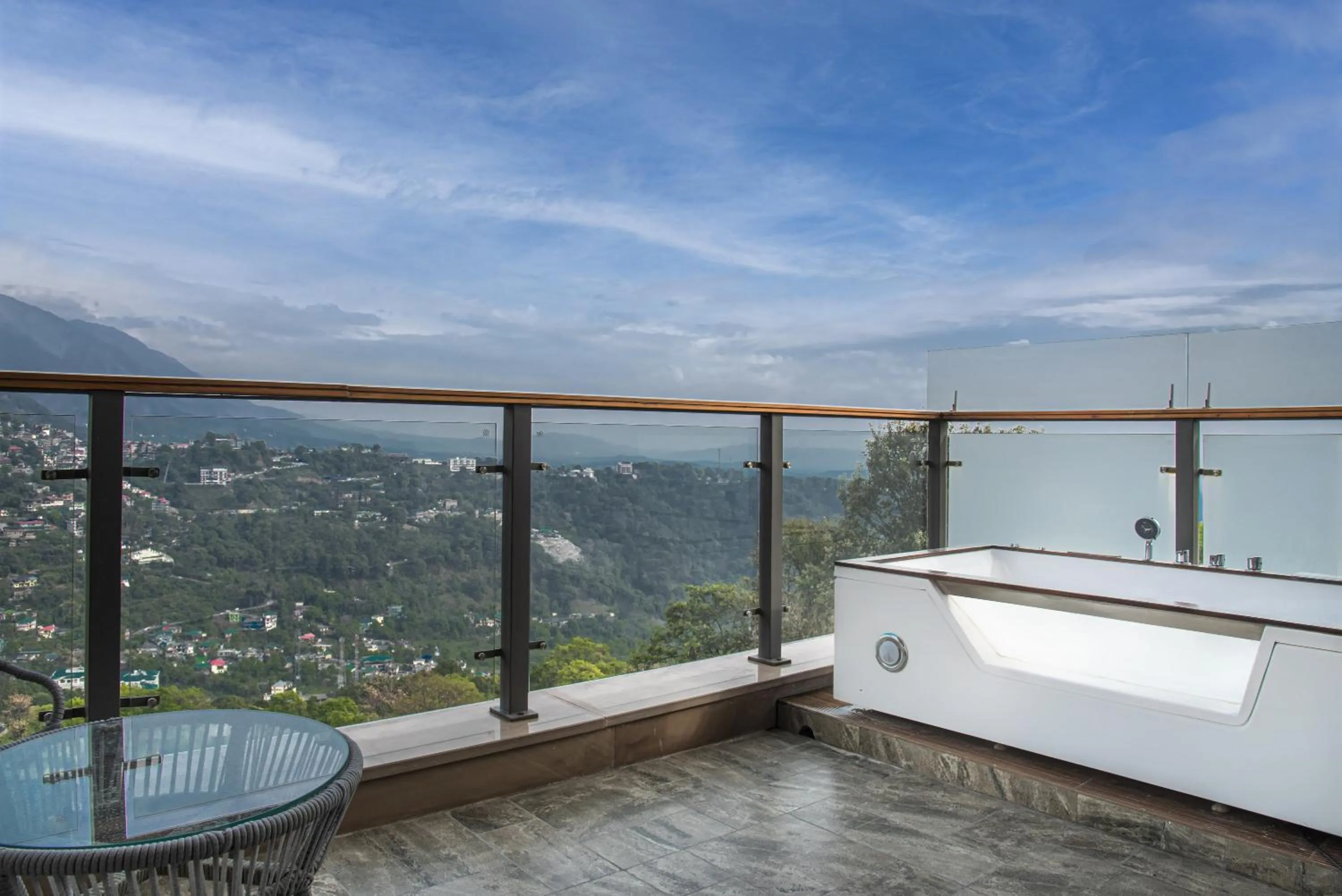 View (from property/room) in Echor Mandara TreeVilla Dharamshala