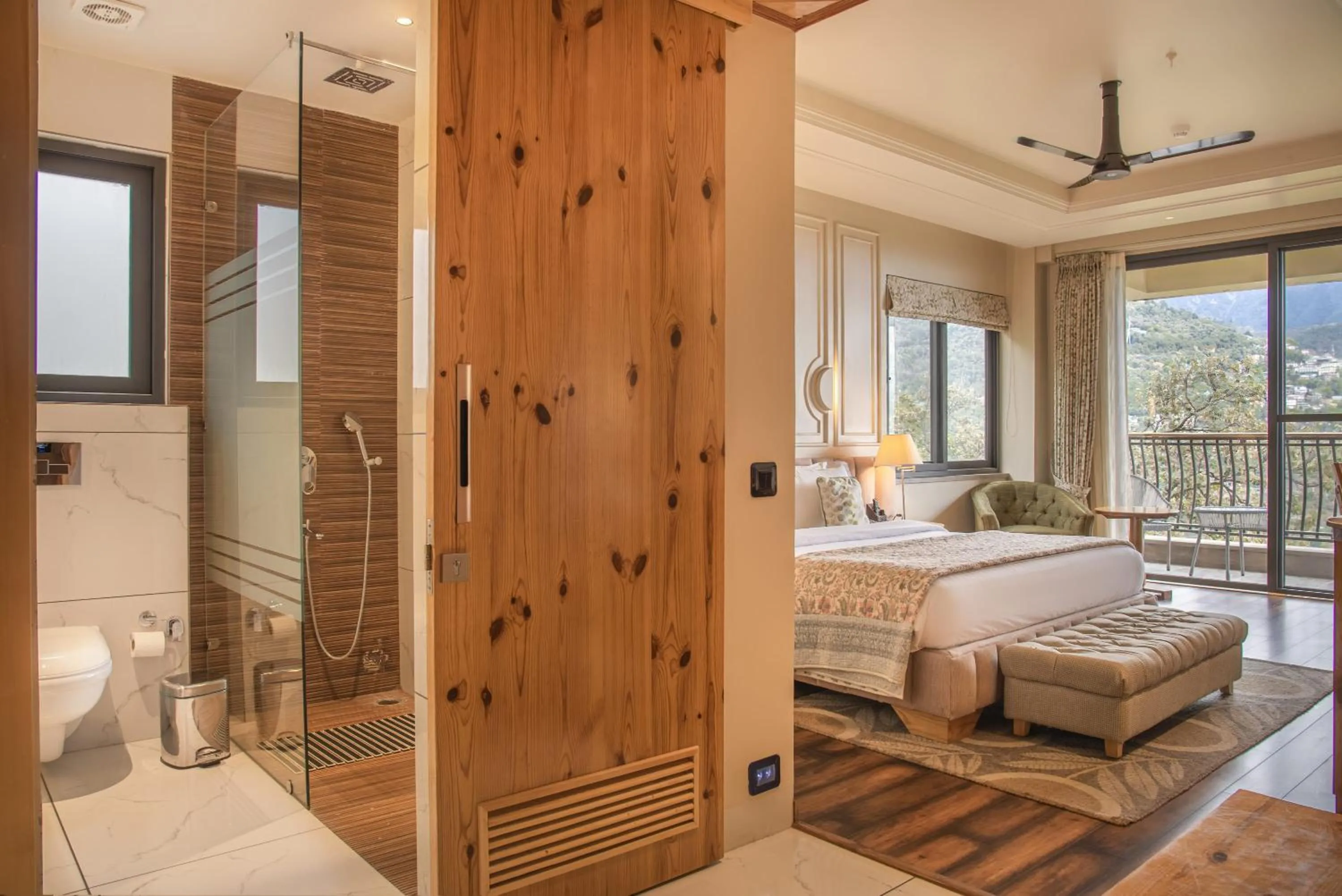 Bed in Echor Mandara TreeVilla Dharamshala