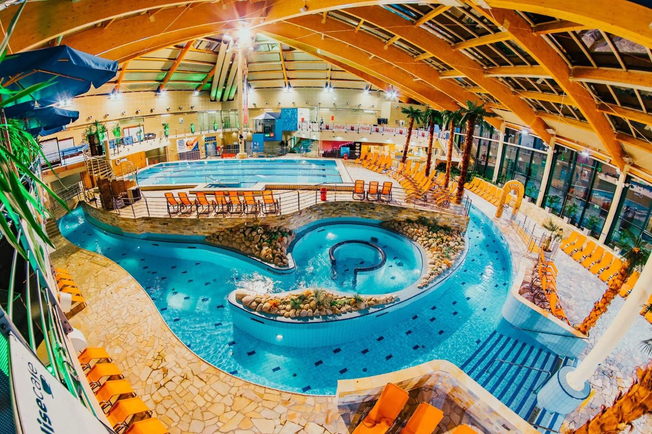 Bird's eye view in Aquapalace Hotel Prague