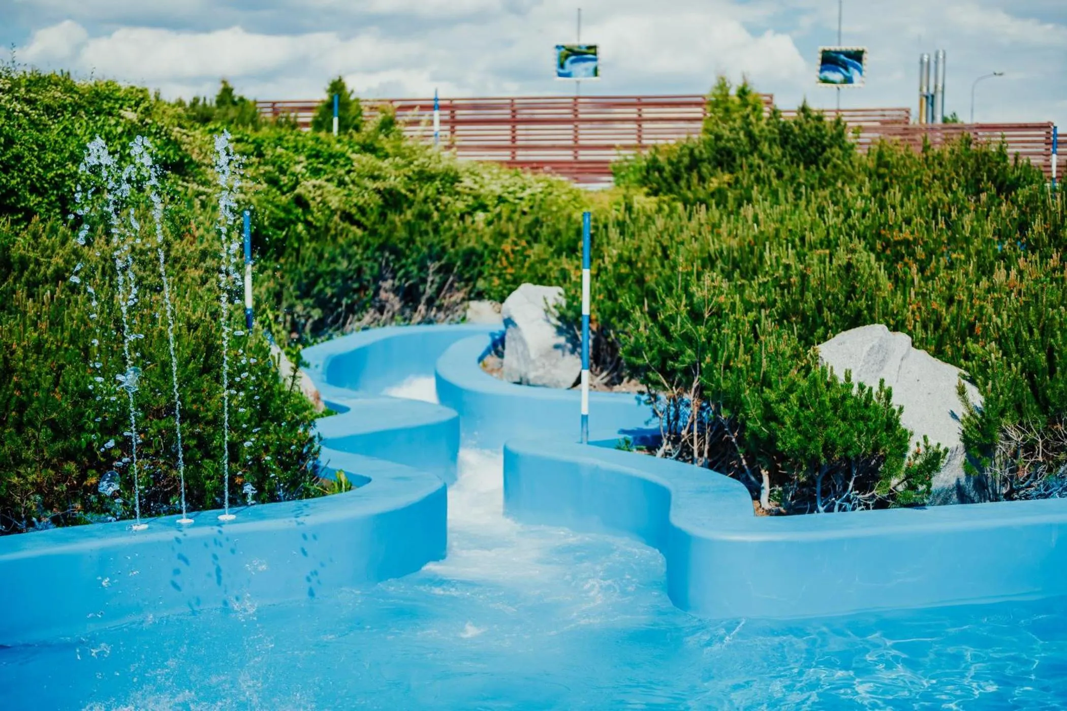 Aqua park in Aquapalace Hotel Prague