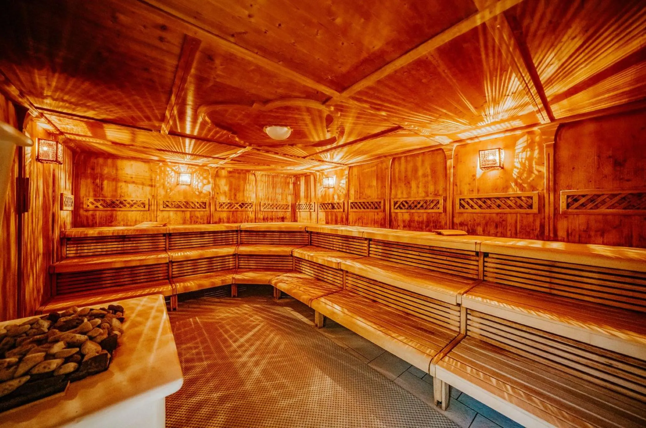 Sauna in Aquapalace Hotel Prague