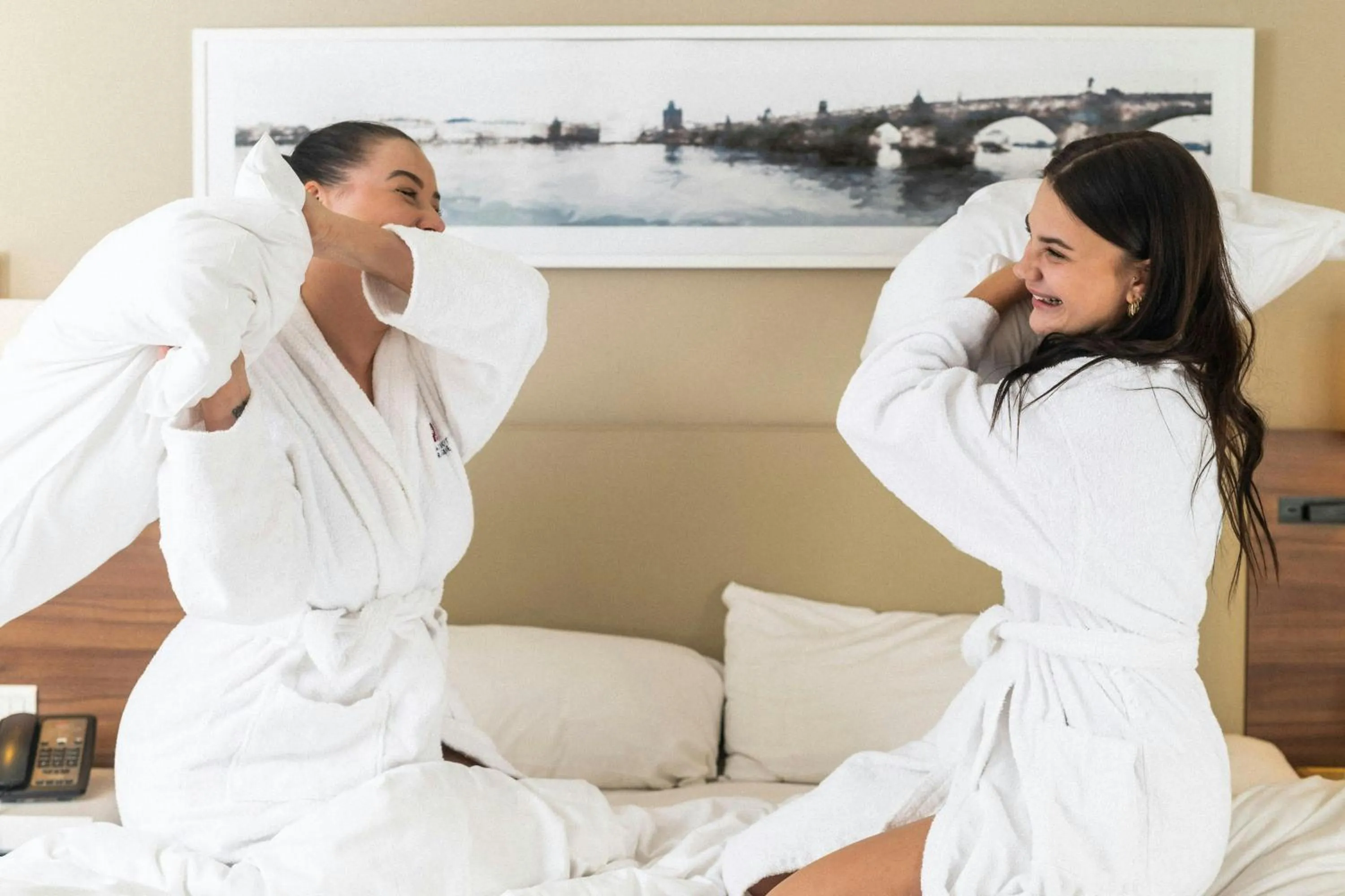 Photo of the whole room in Prague Marriott Hotel