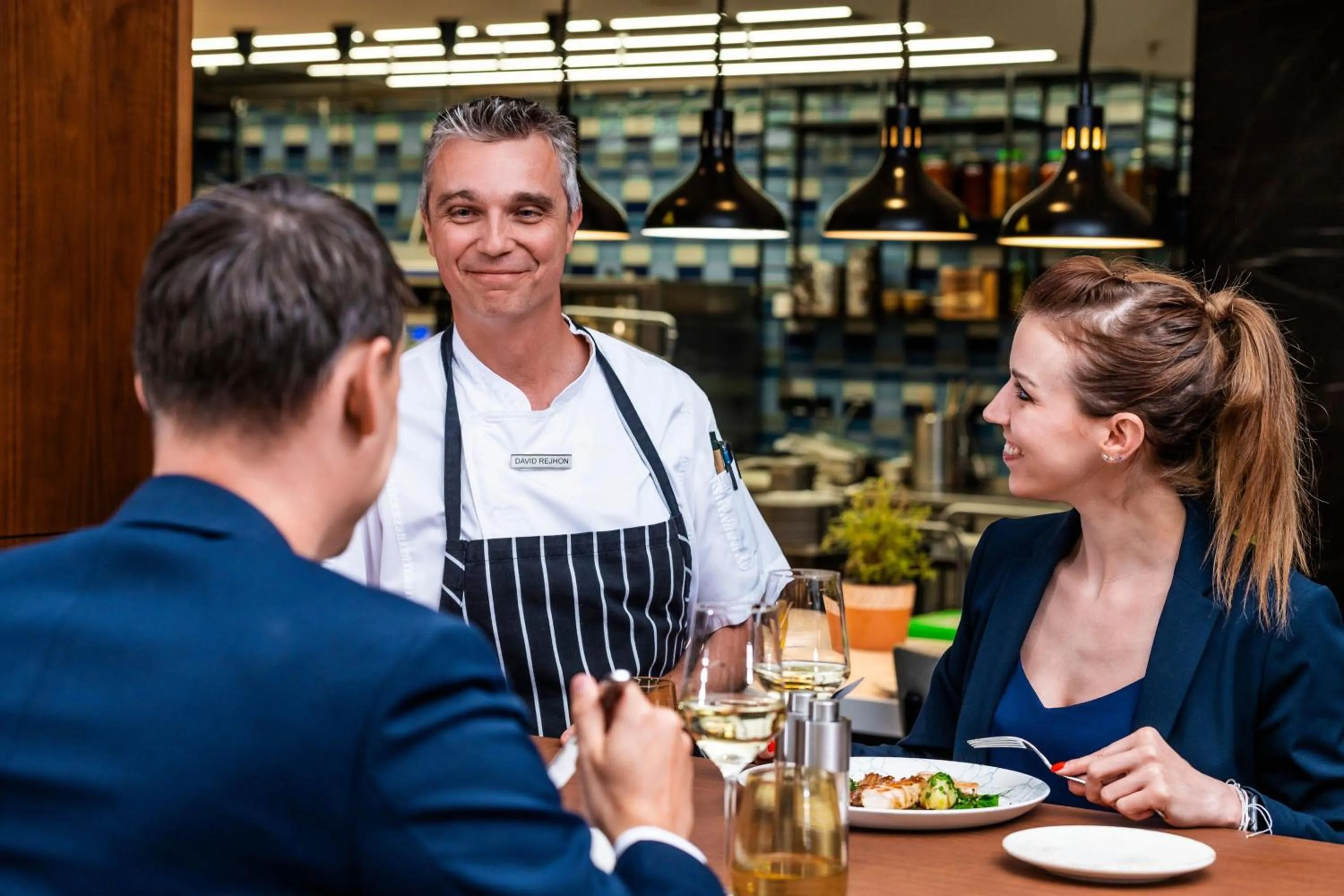 Restaurant/places to eat in Prague Marriott Hotel