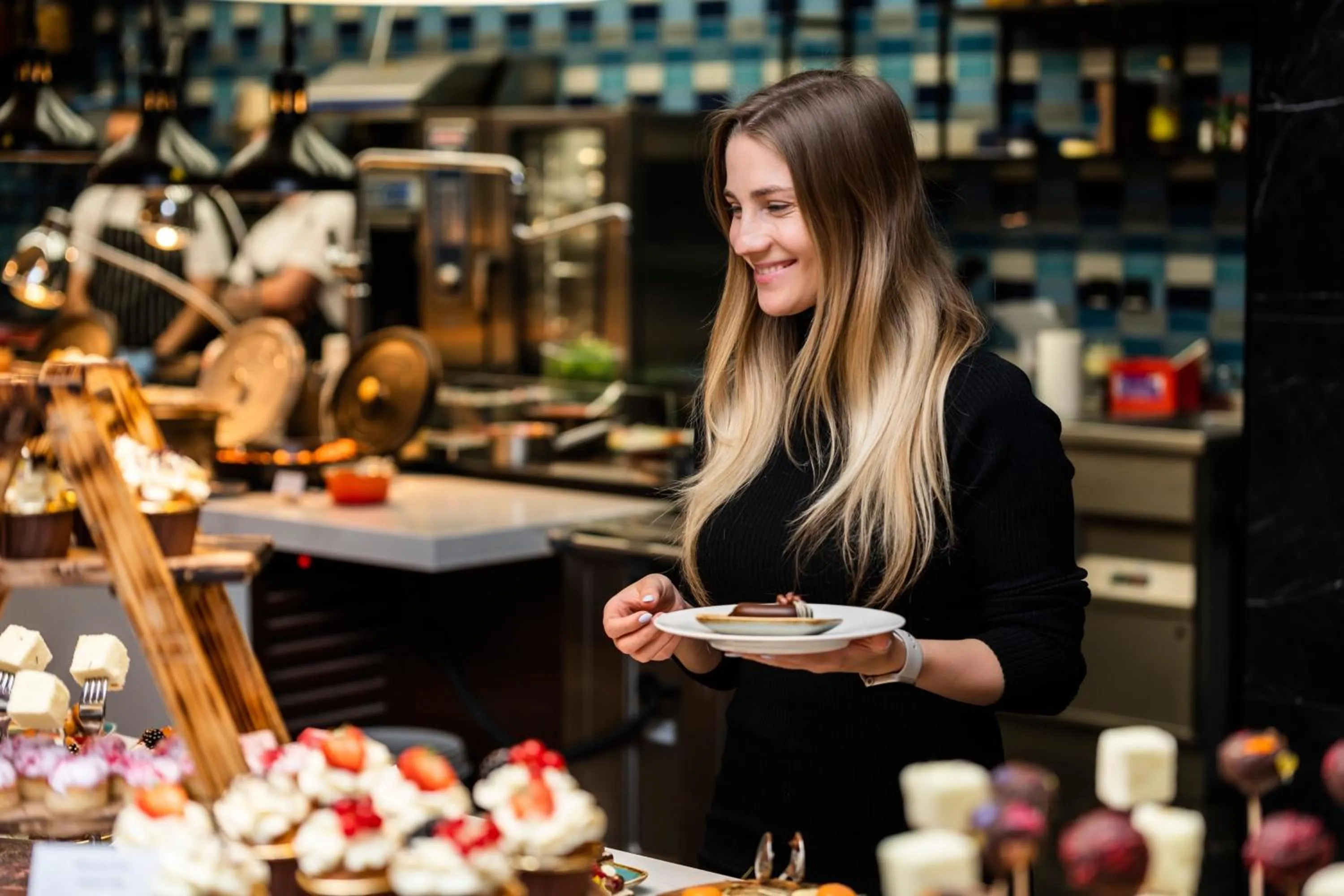 Restaurant/places to eat in Prague Marriott Hotel