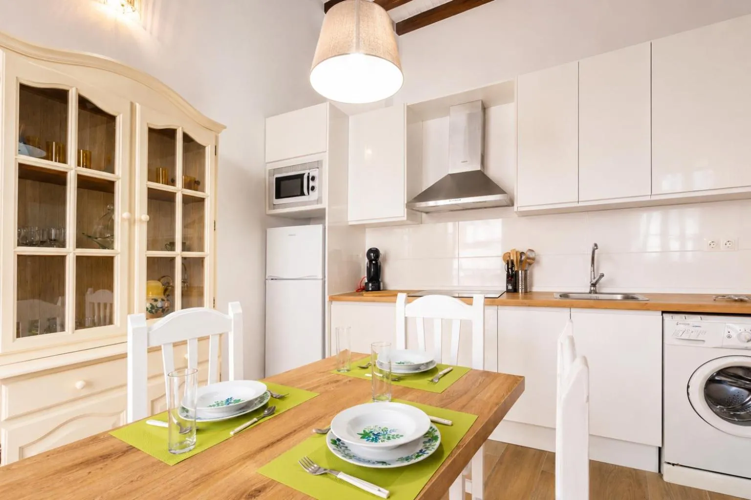 Kitchen or kitchenette in Apartamento Buganvilla
