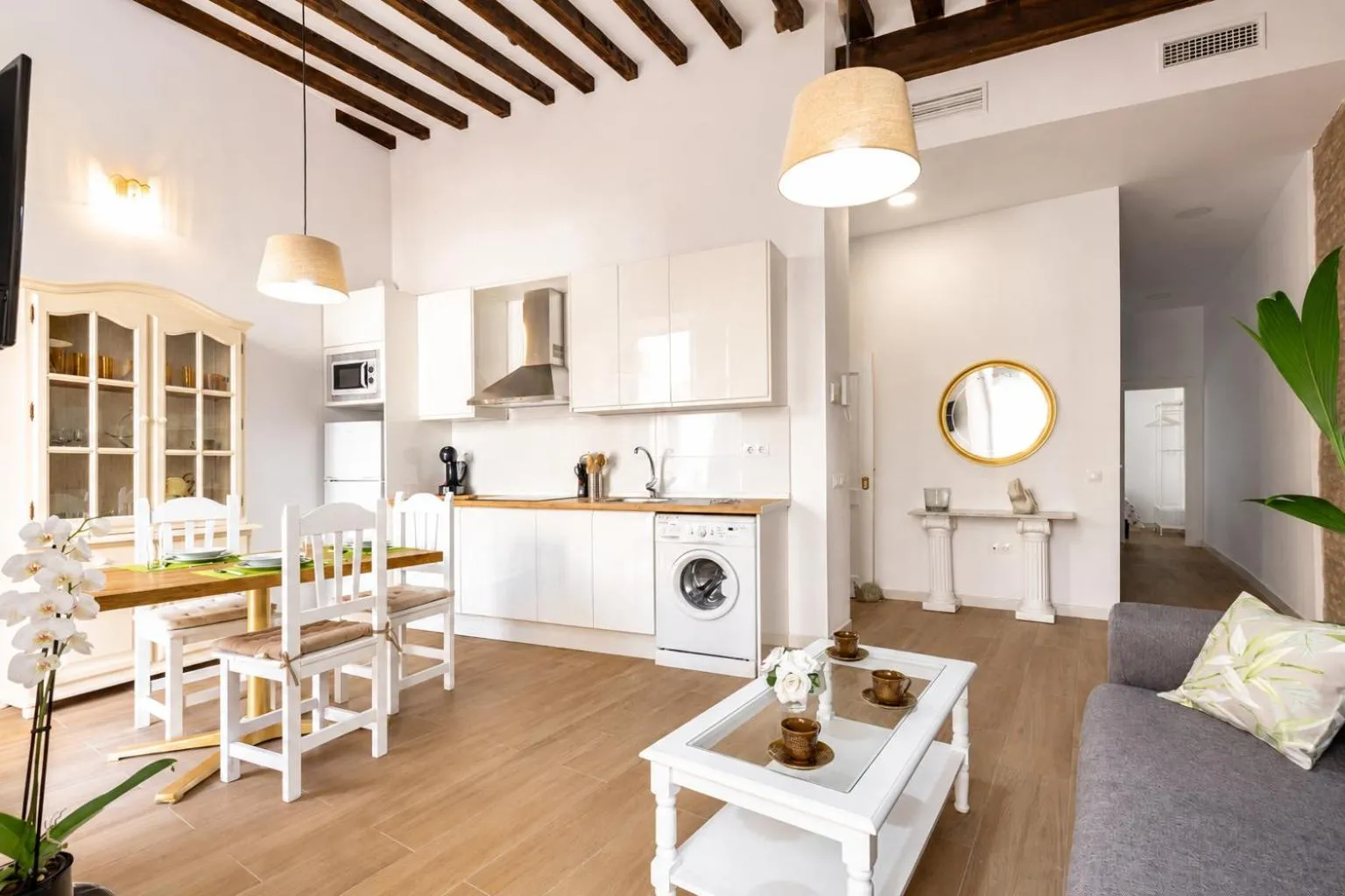 Kitchen or kitchenette in Apartamento Buganvilla