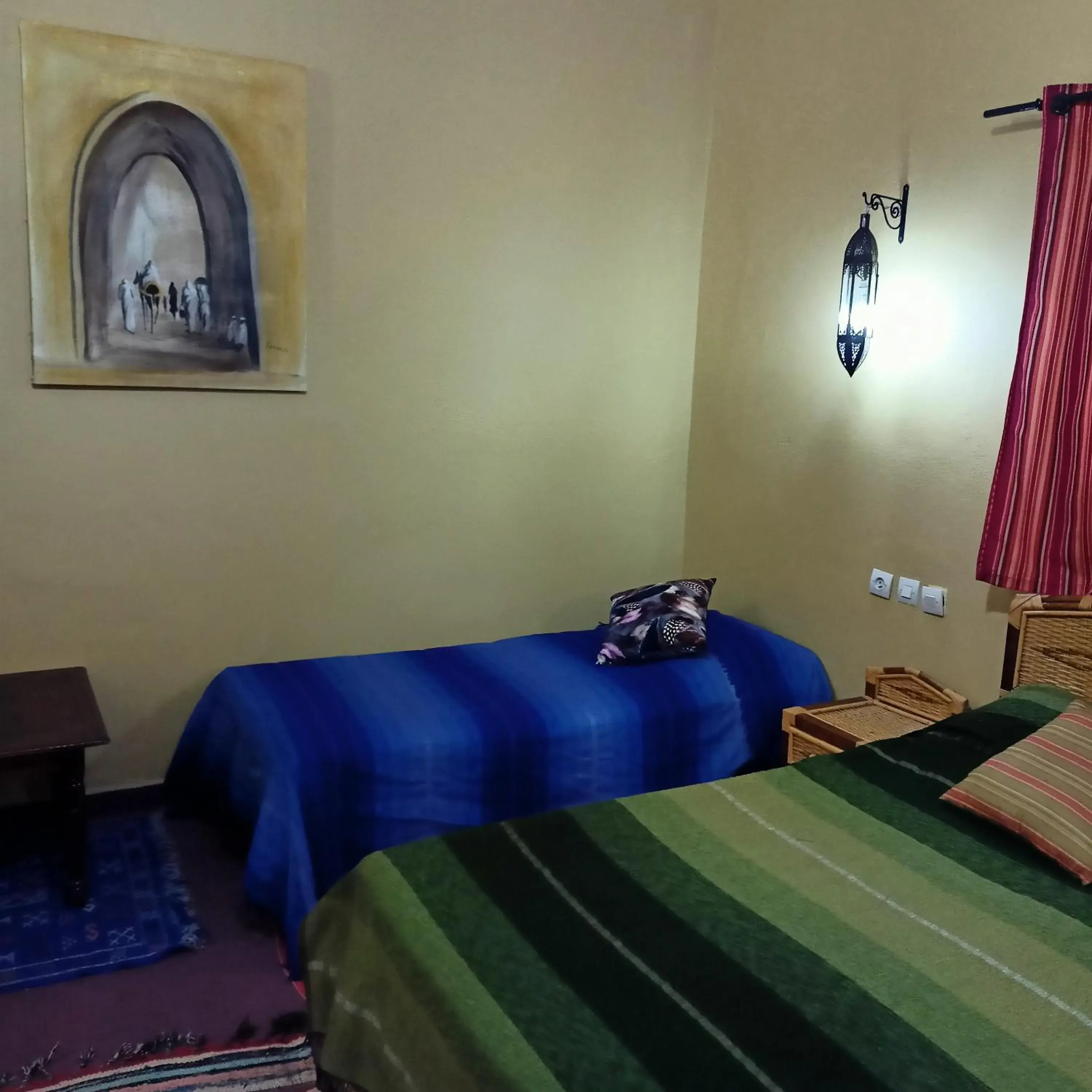 Triple Room with Garden View in LESCALE DE OUARZAZATE Triple Room with Garden View in LESCALE DE OUARZAZATE
