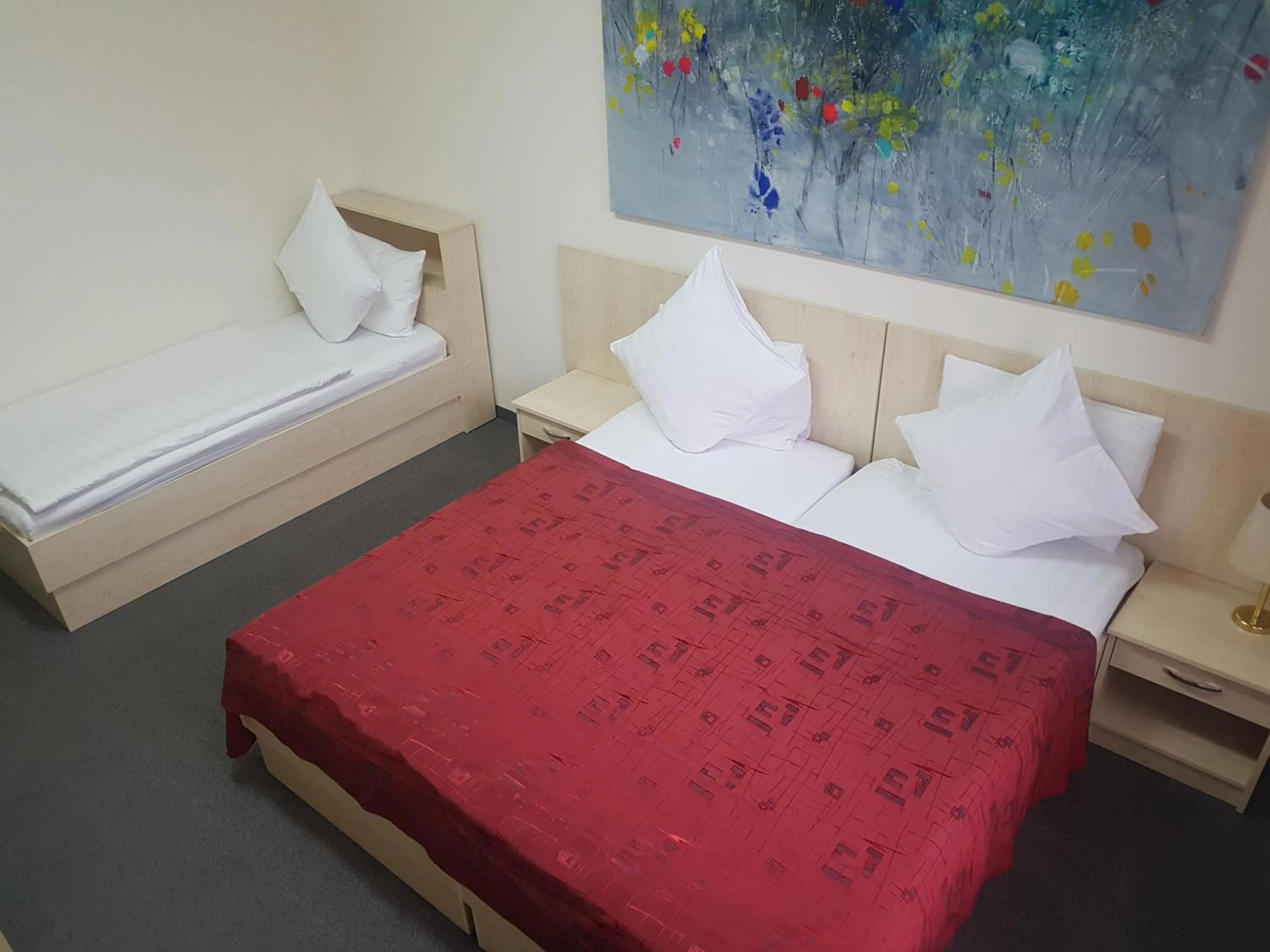 Bed in Berlin ART Hotel